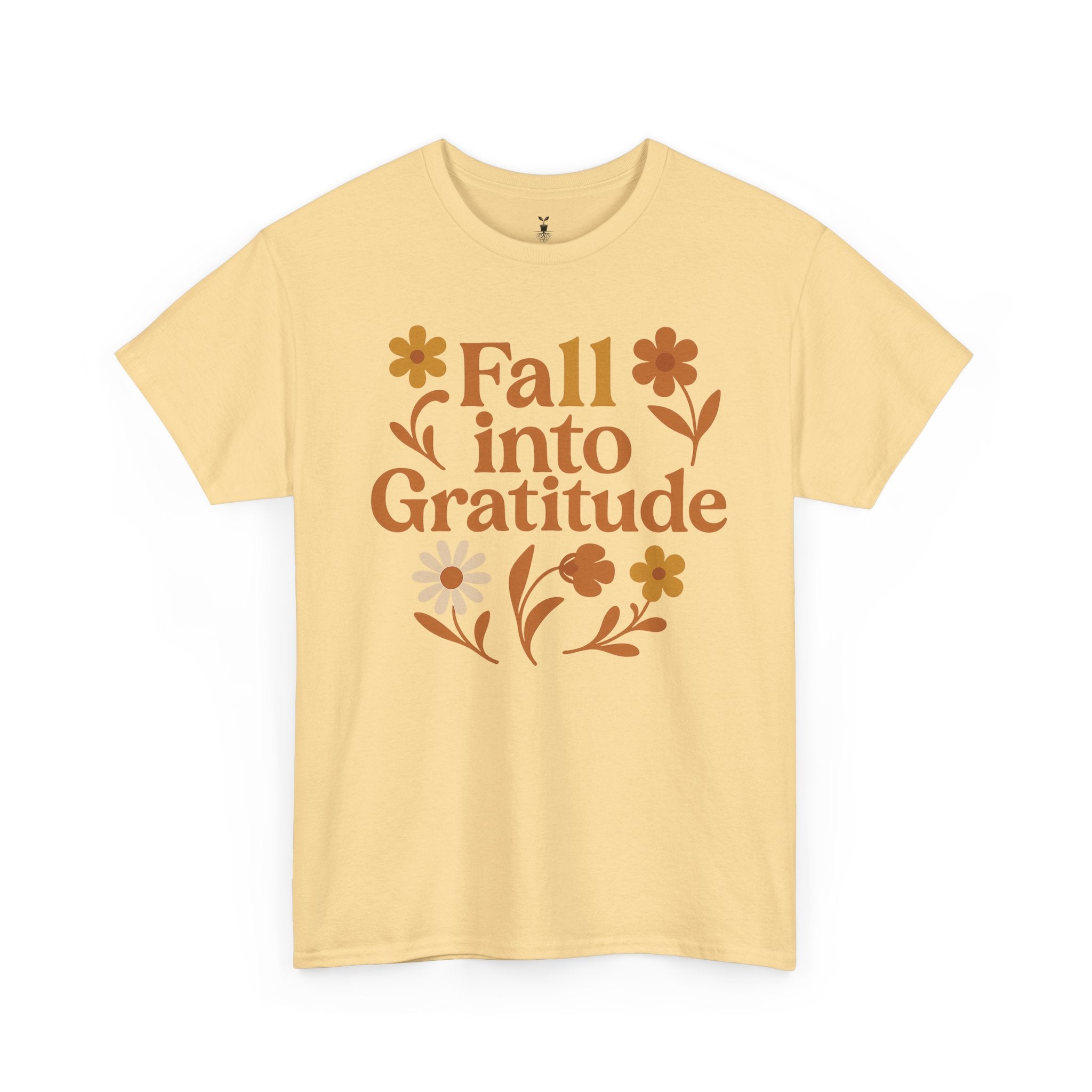 Floral Boho Fall Into Gratitude T-Shirt