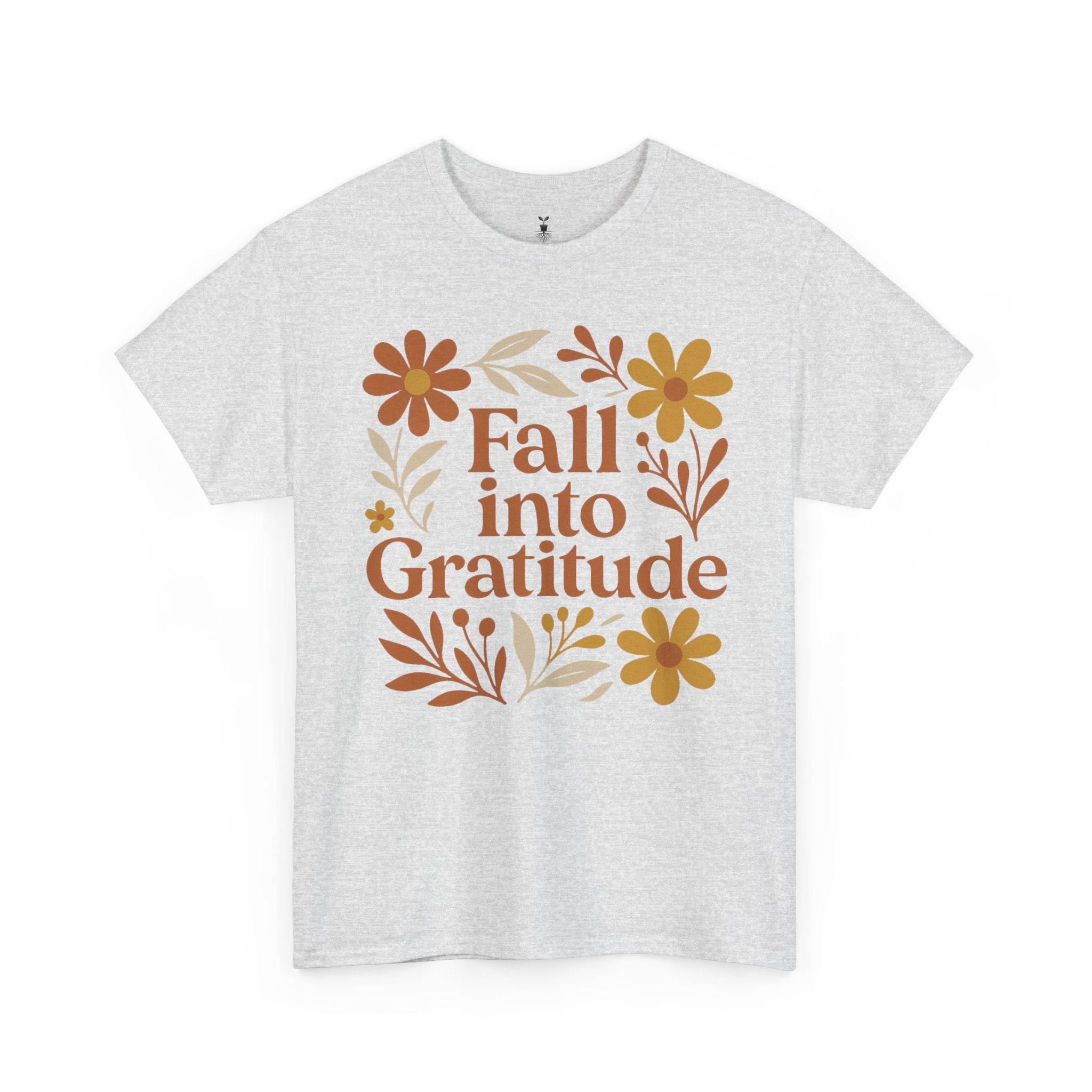 Floral Boho Fall Into Gratitude T-Shirt