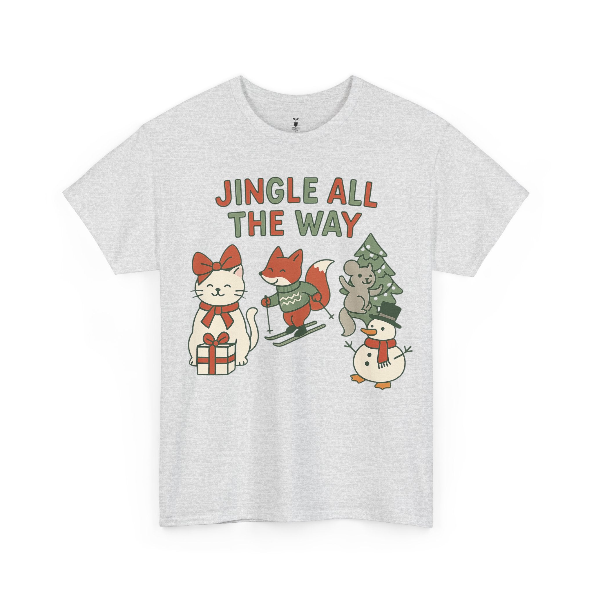 Cute Animal Jingle All The Way T-Shirt