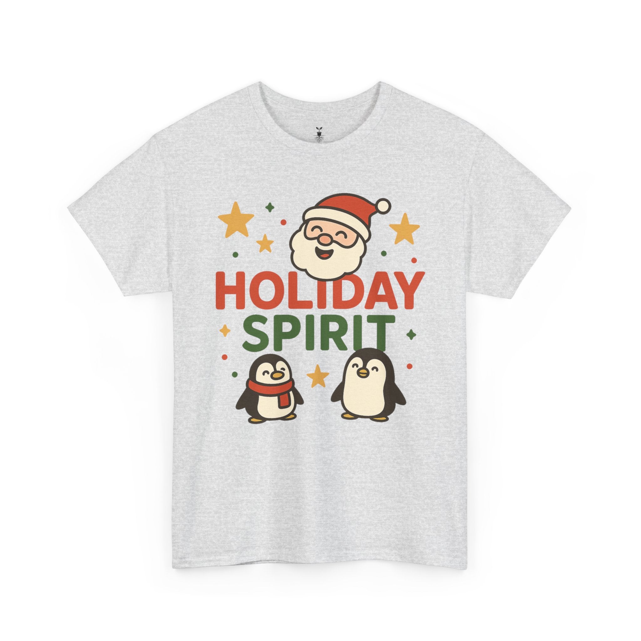 Santa and Penguins Holiday Spirit Christmas  T-Shirt