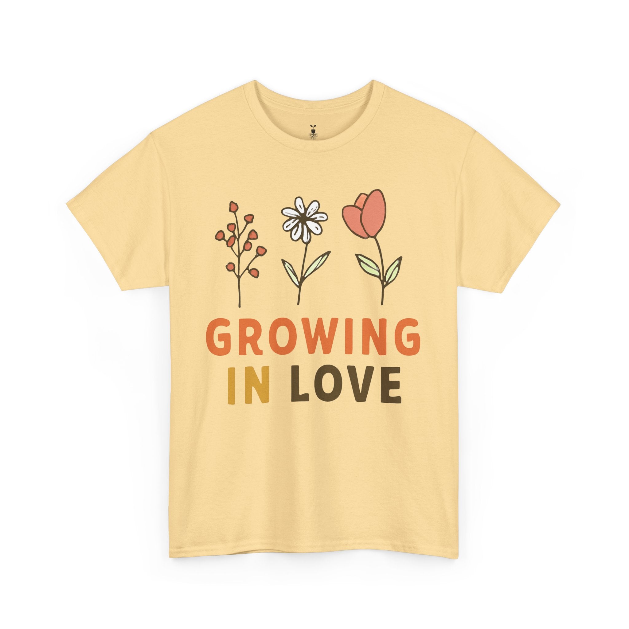 Aesthetic Flower Growing in Love T-Shirt
