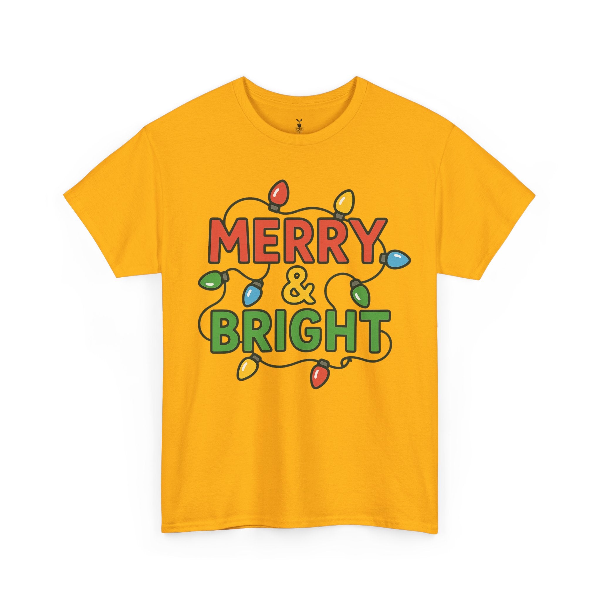 Festive Merry & Bright Christmas T-Shirt