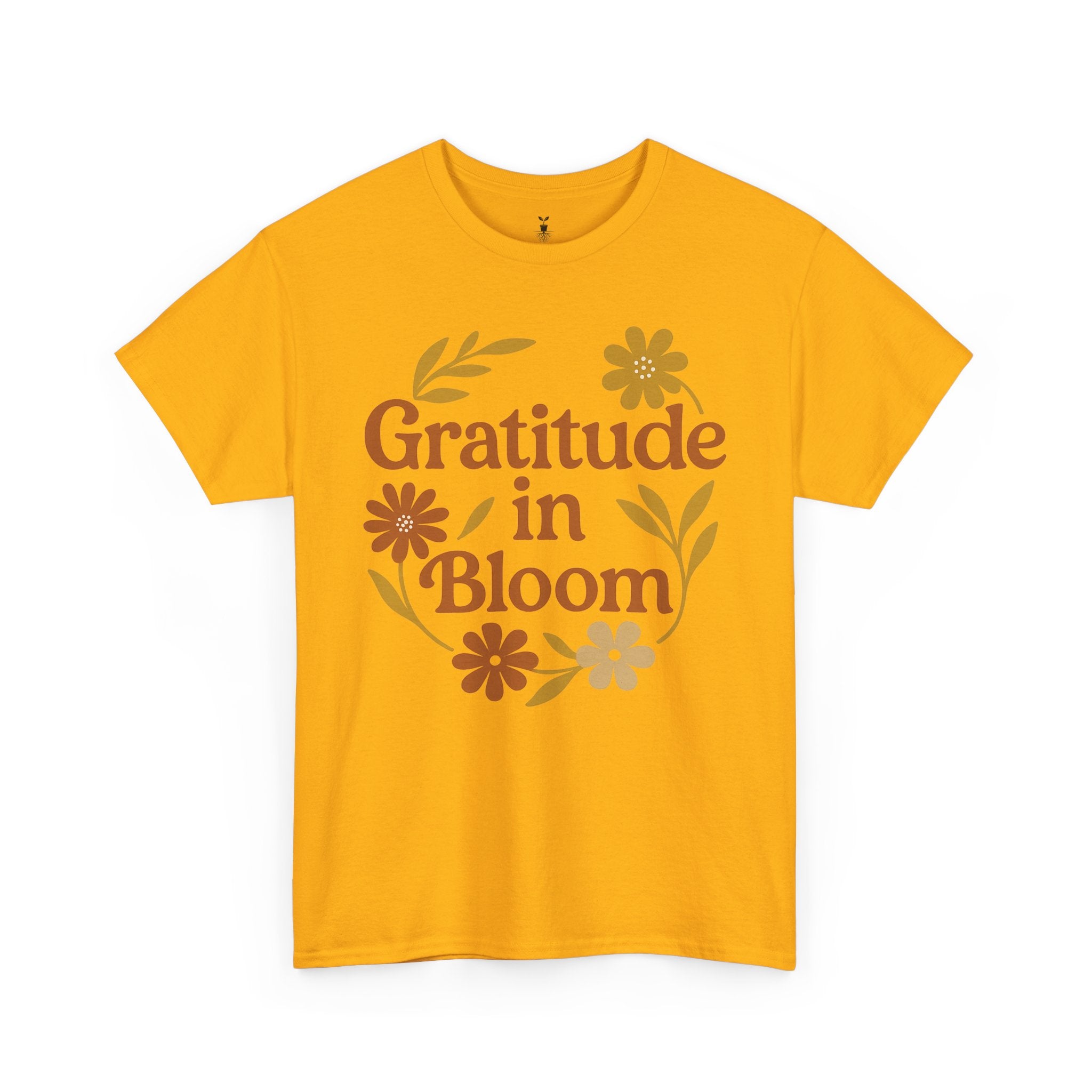 Floral Boho Gratitude in Bloom T-Shirt