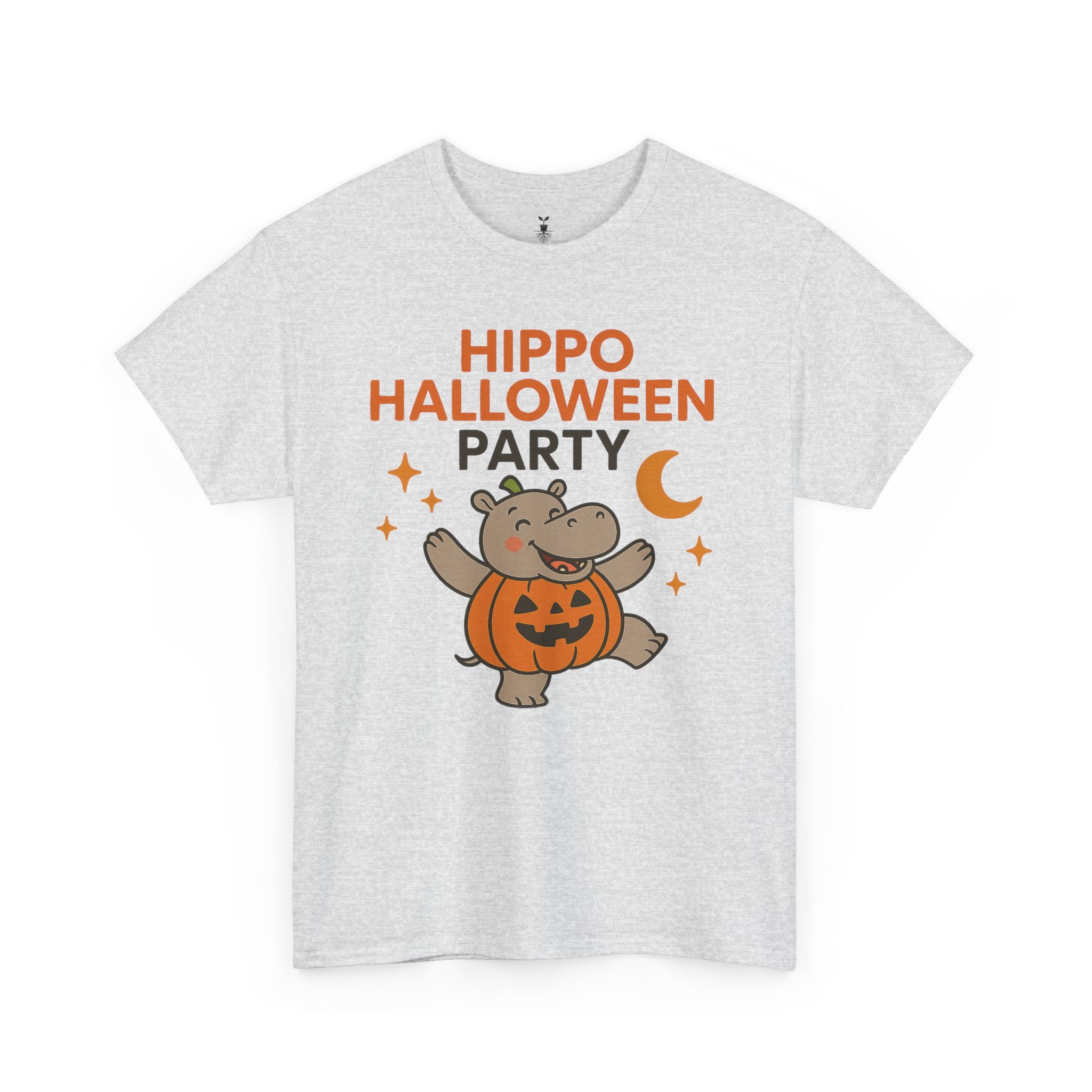 Hippo Pumpkin Halloween Party T-Shirt