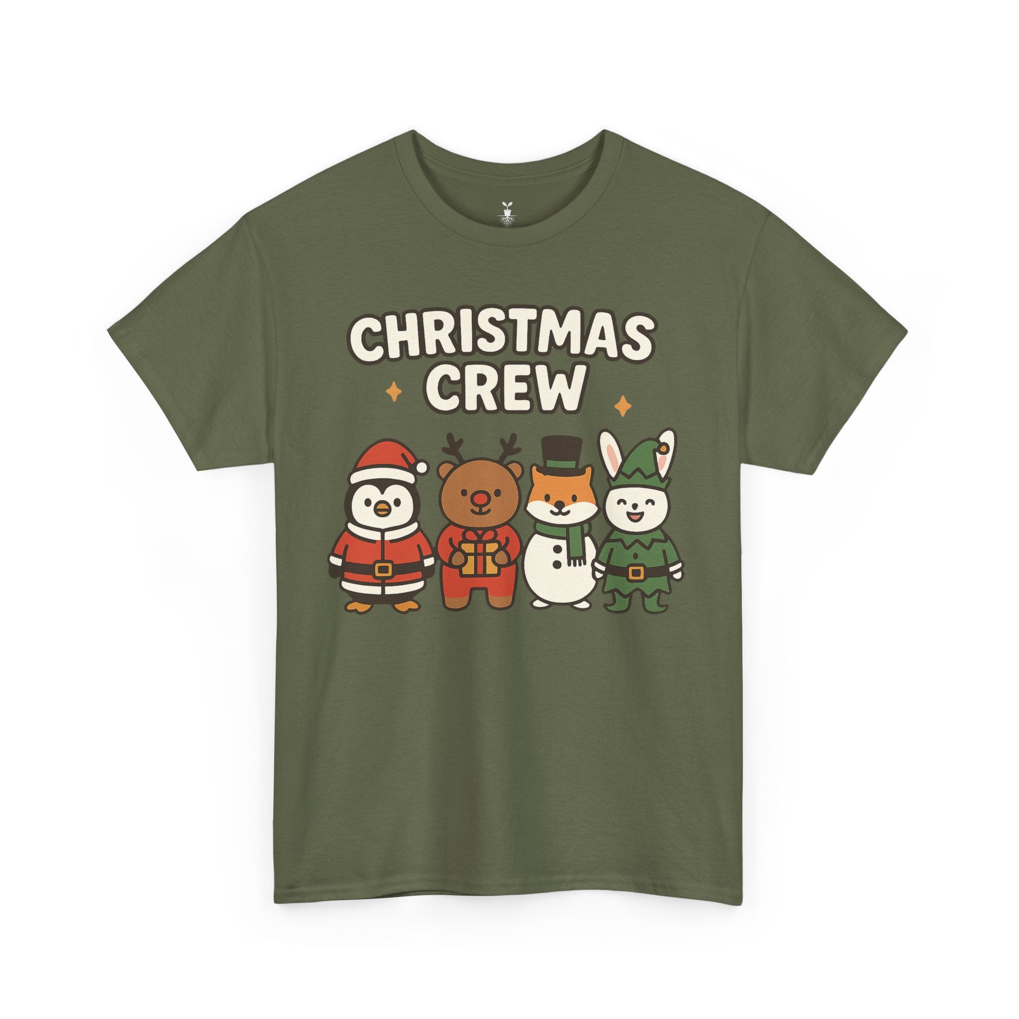 Christmas Crew Penguin Reindeer Snowman Bunny T-Shirt