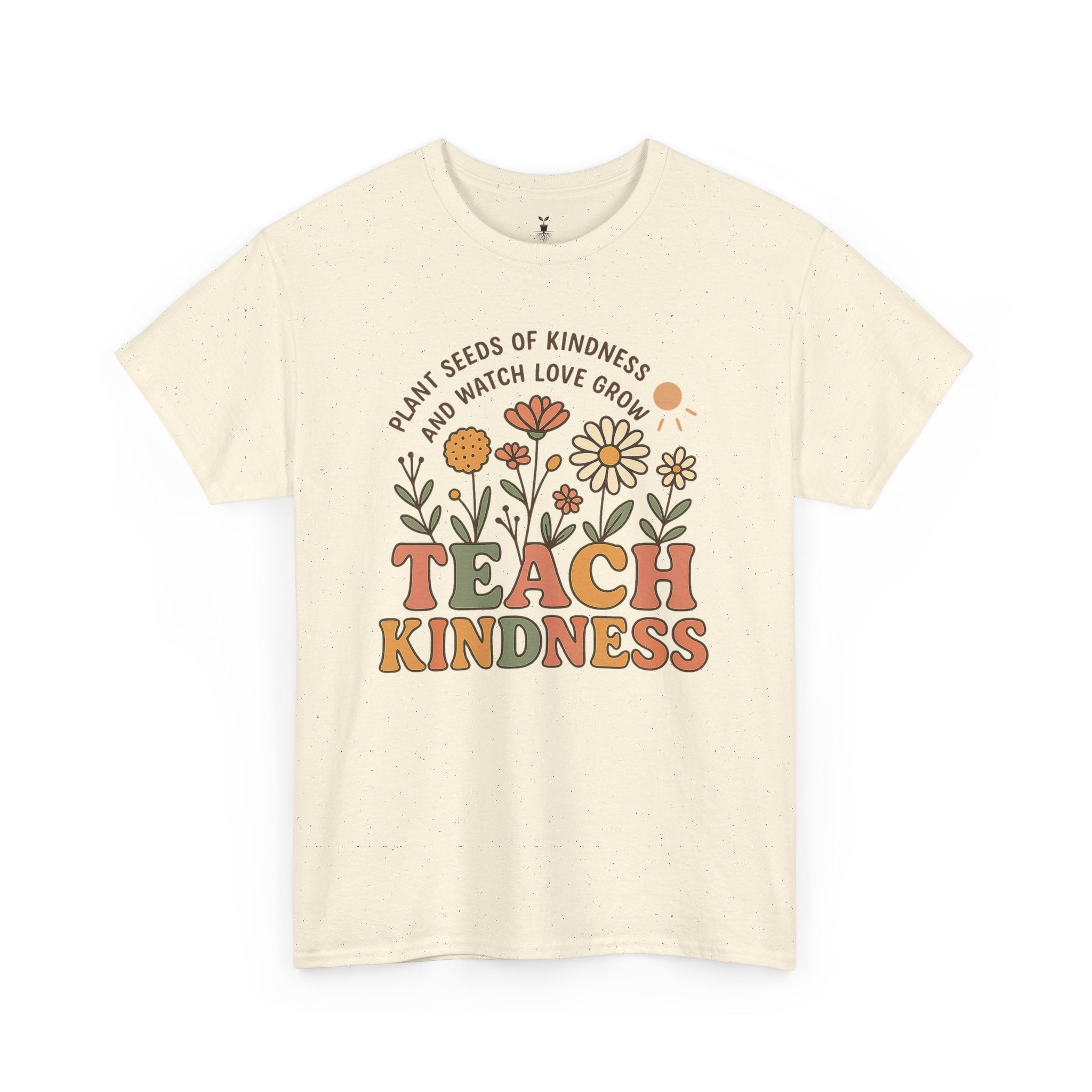 Aesthetic Boho Floral Teach Kindness T-Shirt