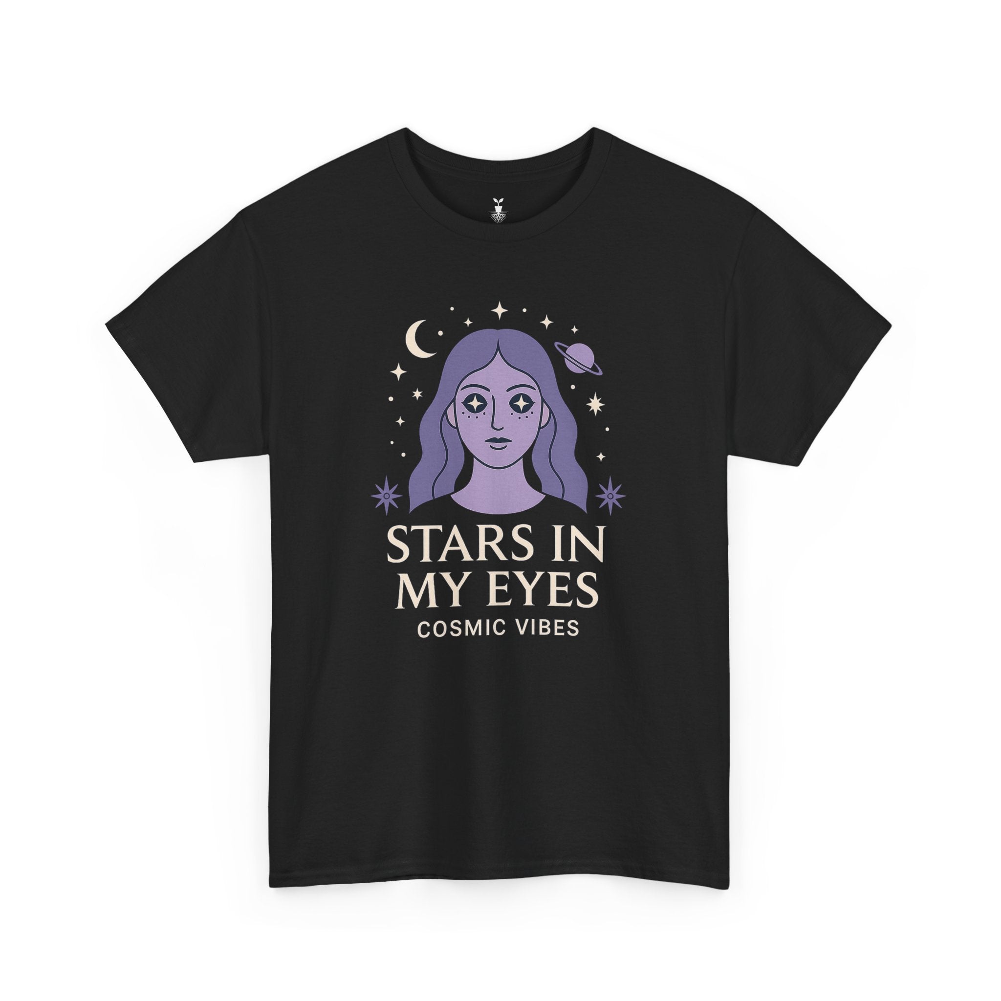 Mystical Stars In My Eyes Cosmic Vibes T-Shirt