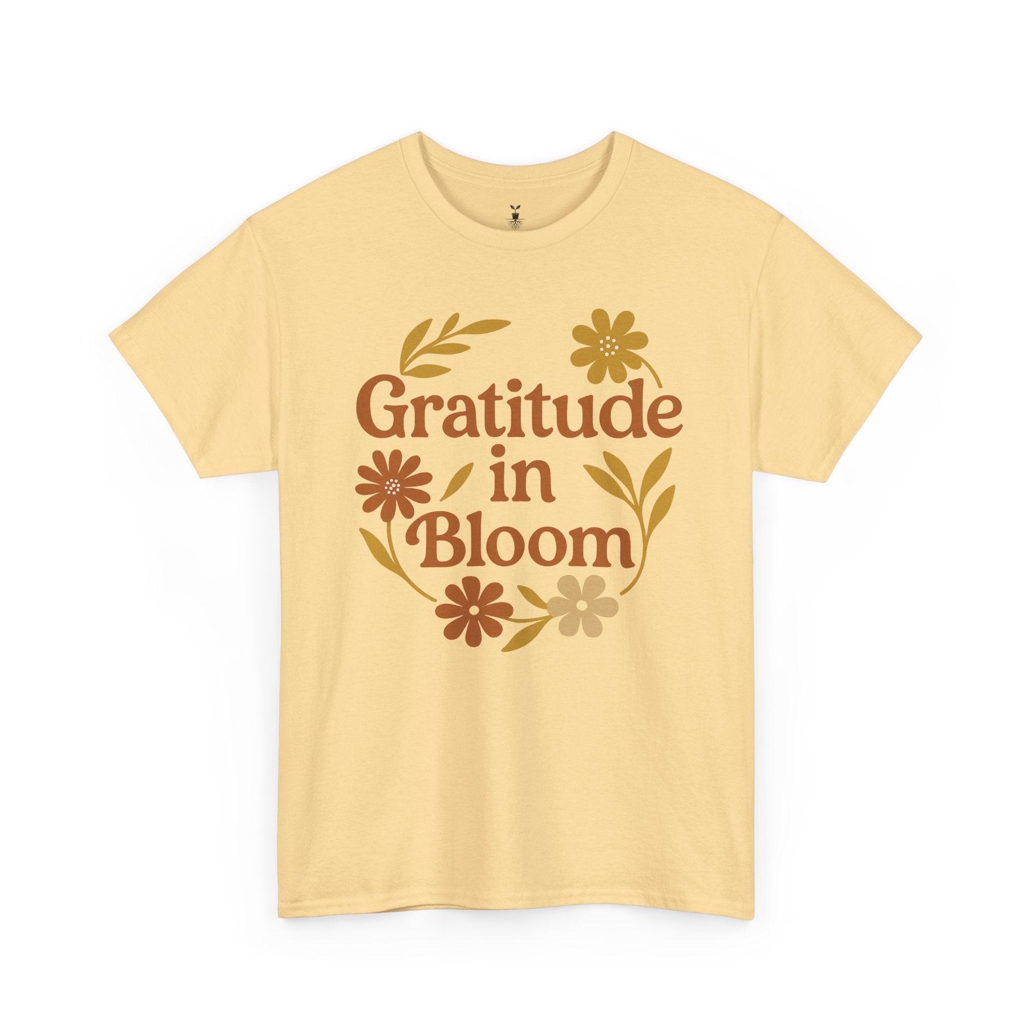 Floral Boho Gratitude in Bloom T-Shirt