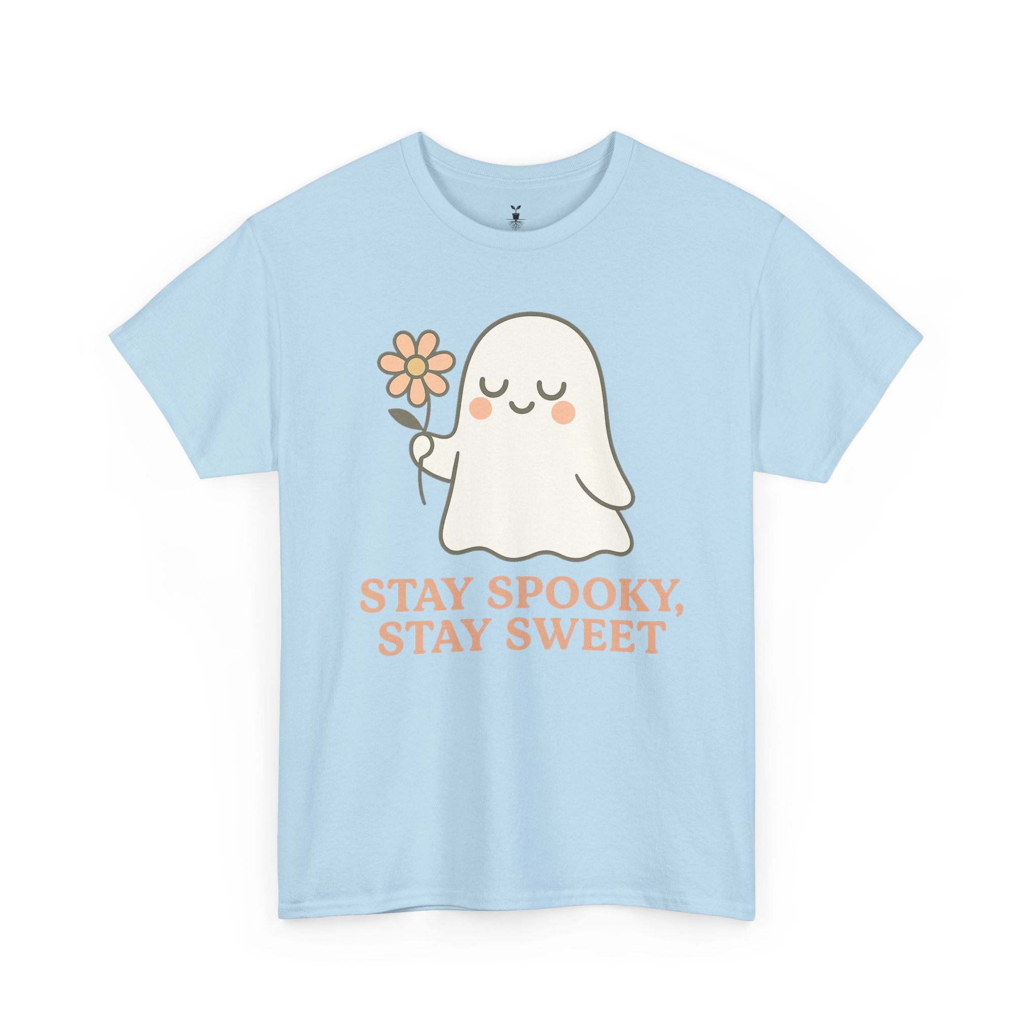 Cute Ghost with Flower Stay Spooky, Stay Sweet T-Shirt