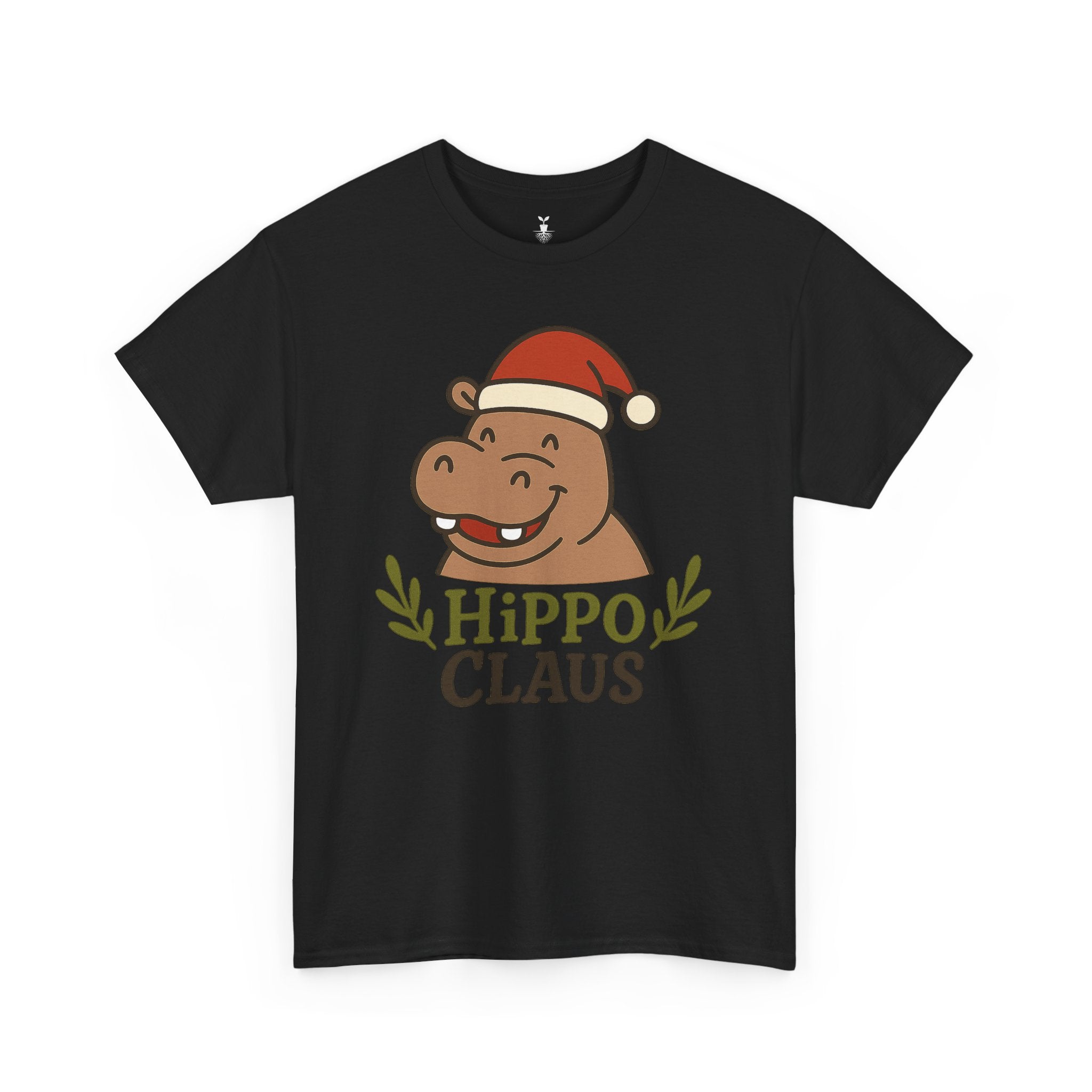 Funny Hippo Claus Christmas T-Shirt
