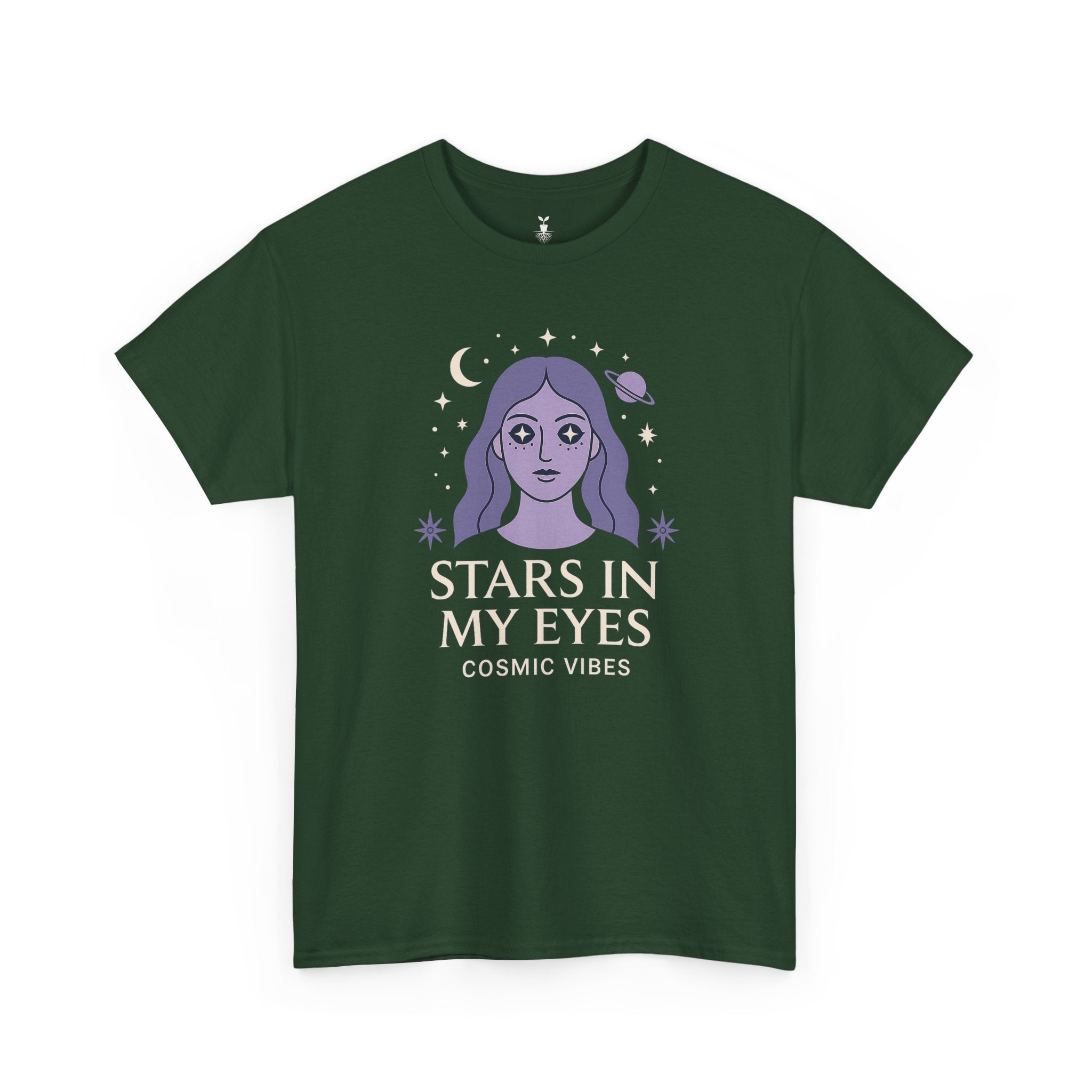 Mystical Stars In My Eyes Cosmic Vibes T-Shirt