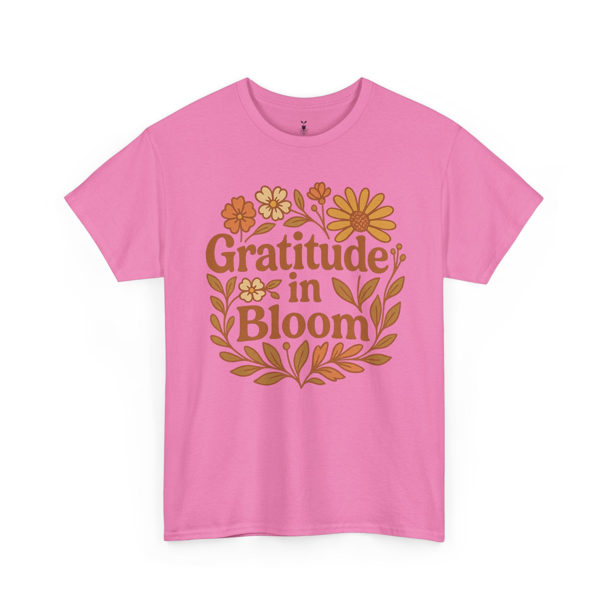 Floral Boho Gratitude in Bloom T-Shirt