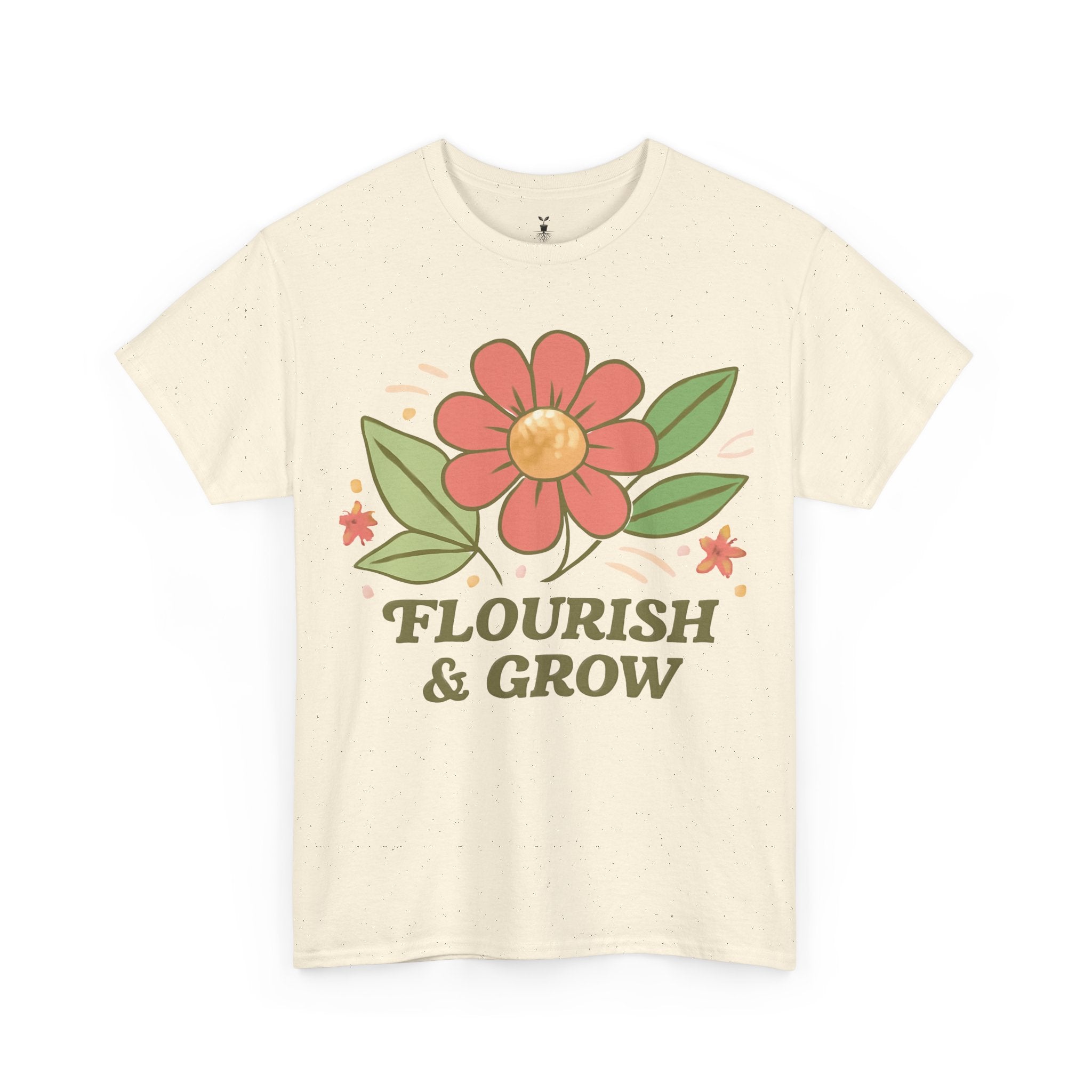 Artistic Boho Aesthetic Flourish and Grow T-Shirt
