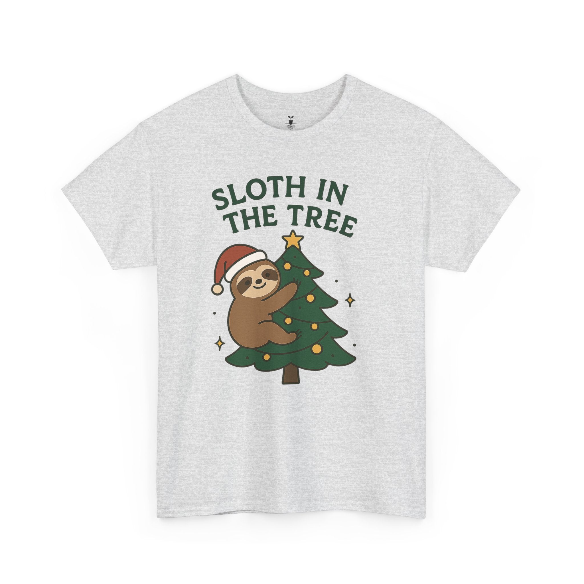 Christmas  Sloth in the Tree T-Shirt