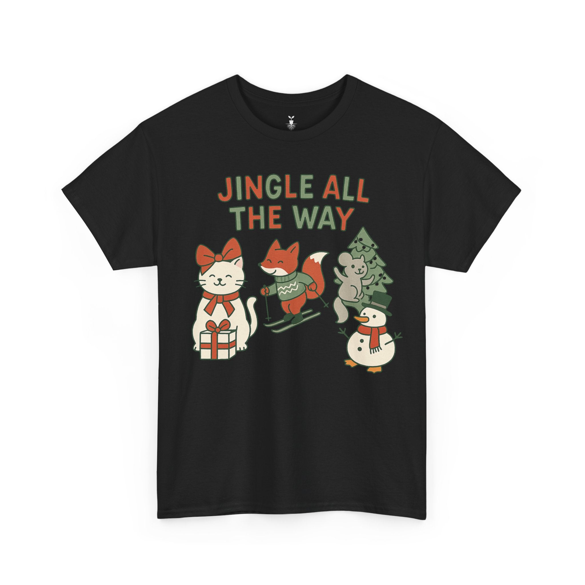 Cute Animal Jingle All The Way T-Shirt