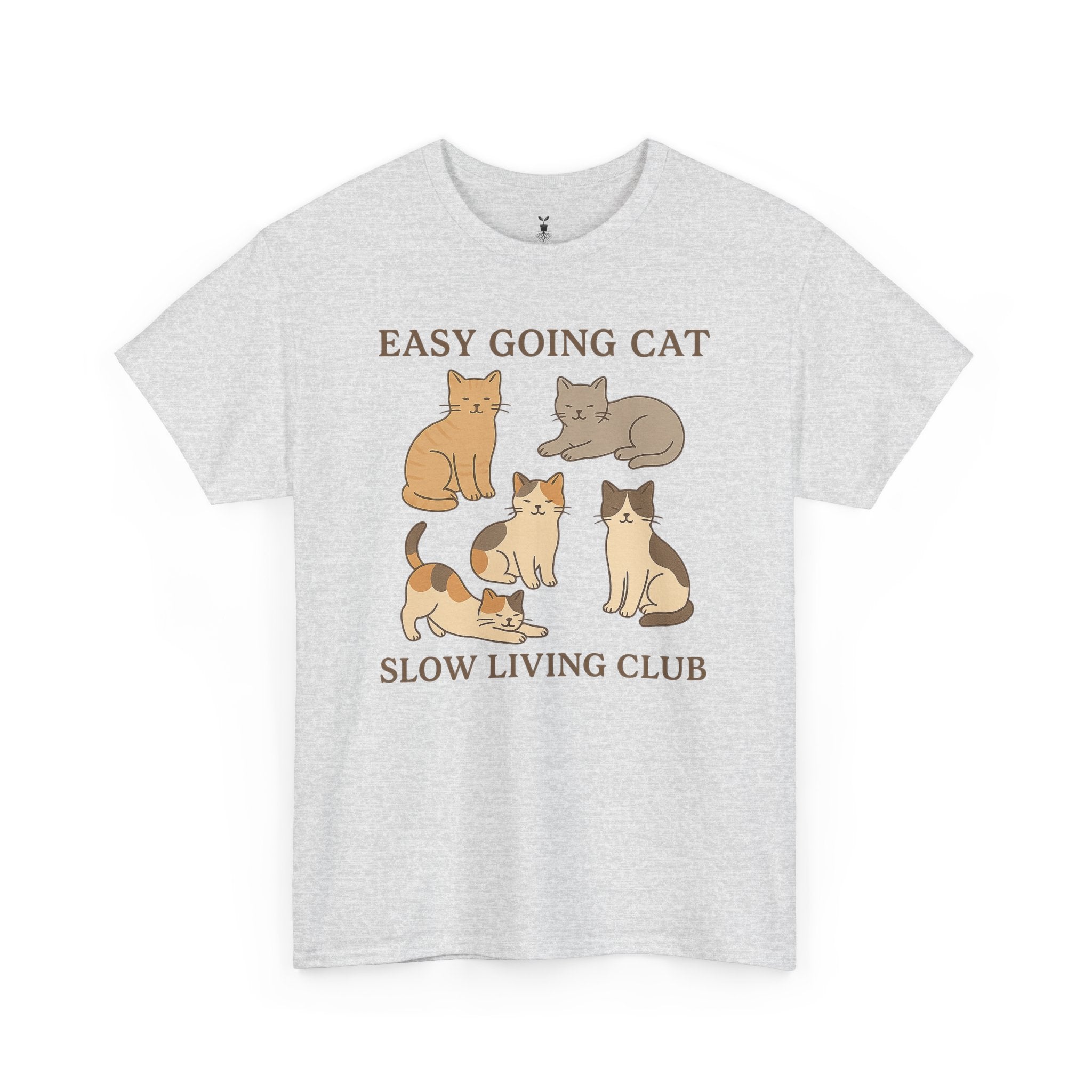Easy Going Cat: Cute Aesthetic Cat T-Shirt