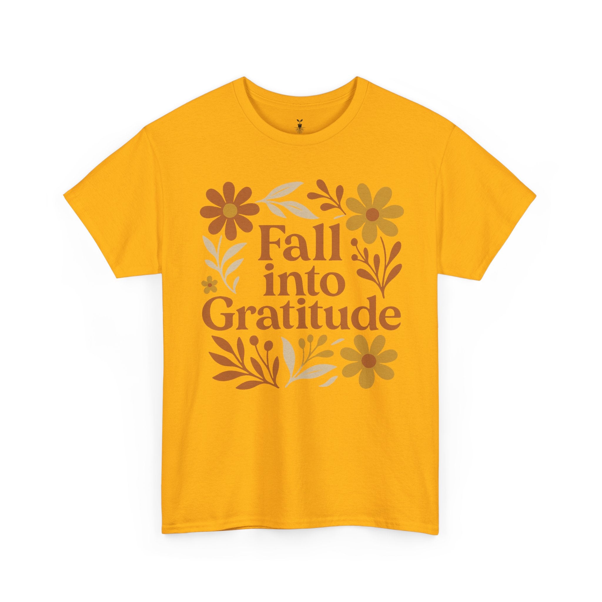 Floral Boho Fall Into Gratitude T-Shirt