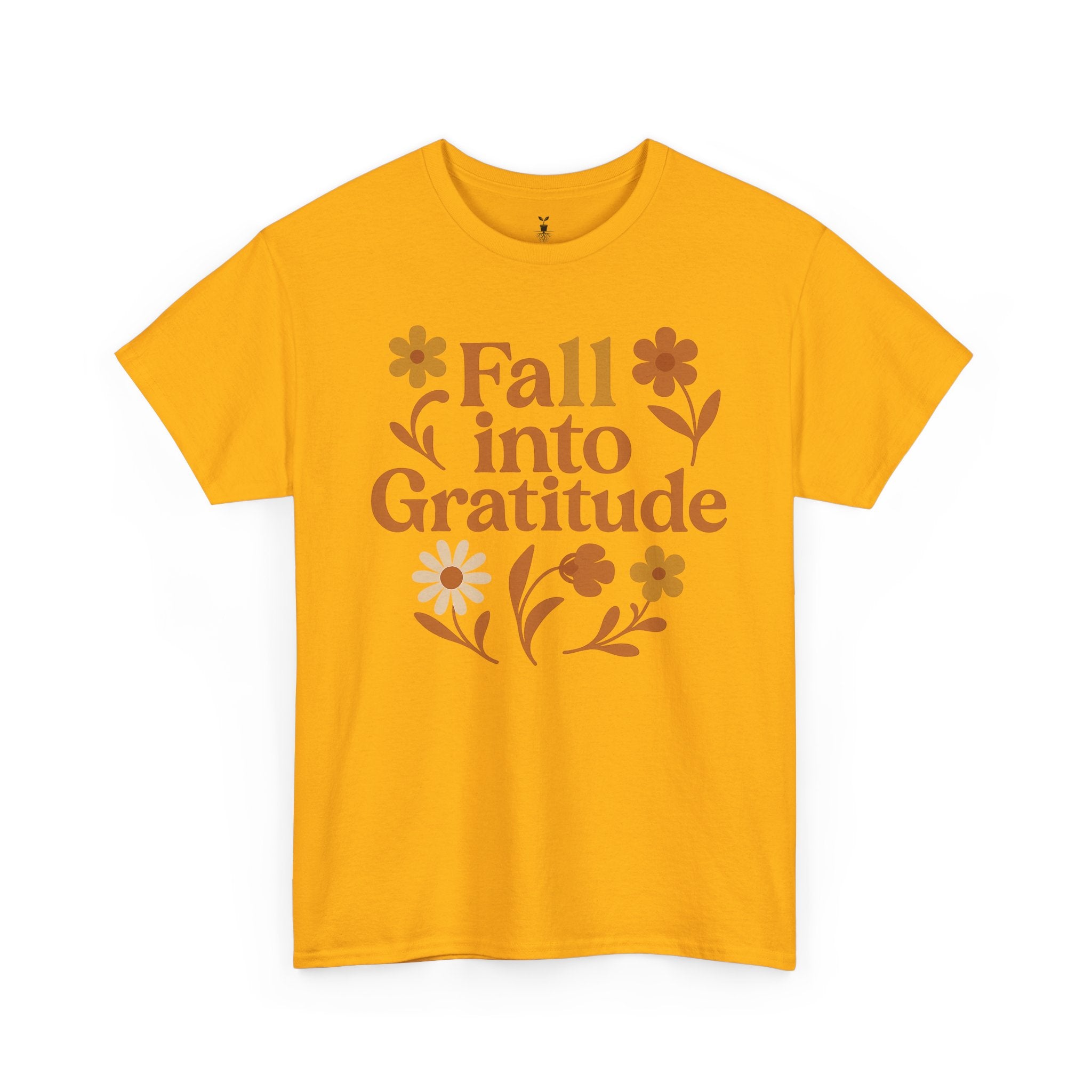 Floral Boho Fall Into Gratitude T-Shirt