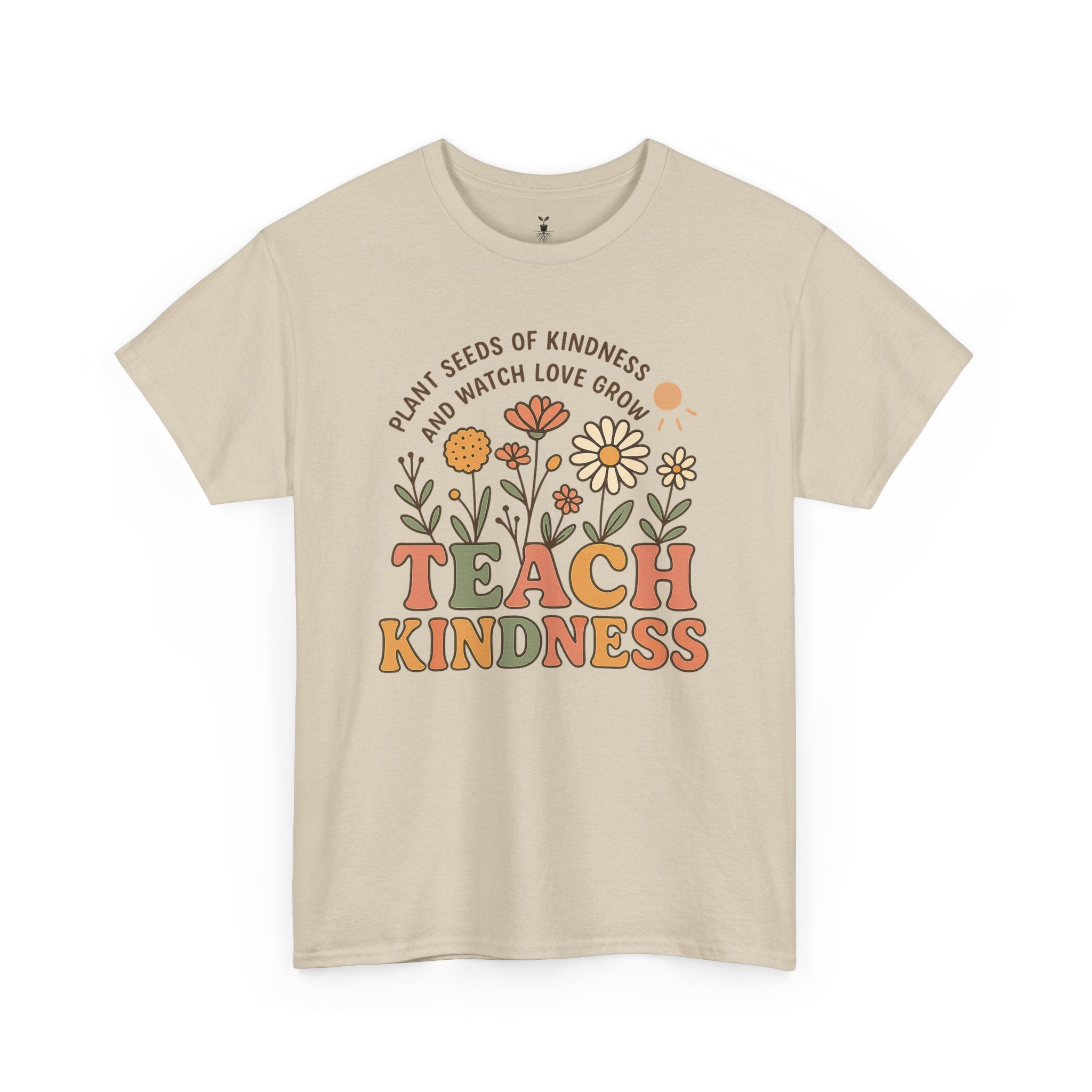 Aesthetic Boho Floral Teach Kindness T-Shirt