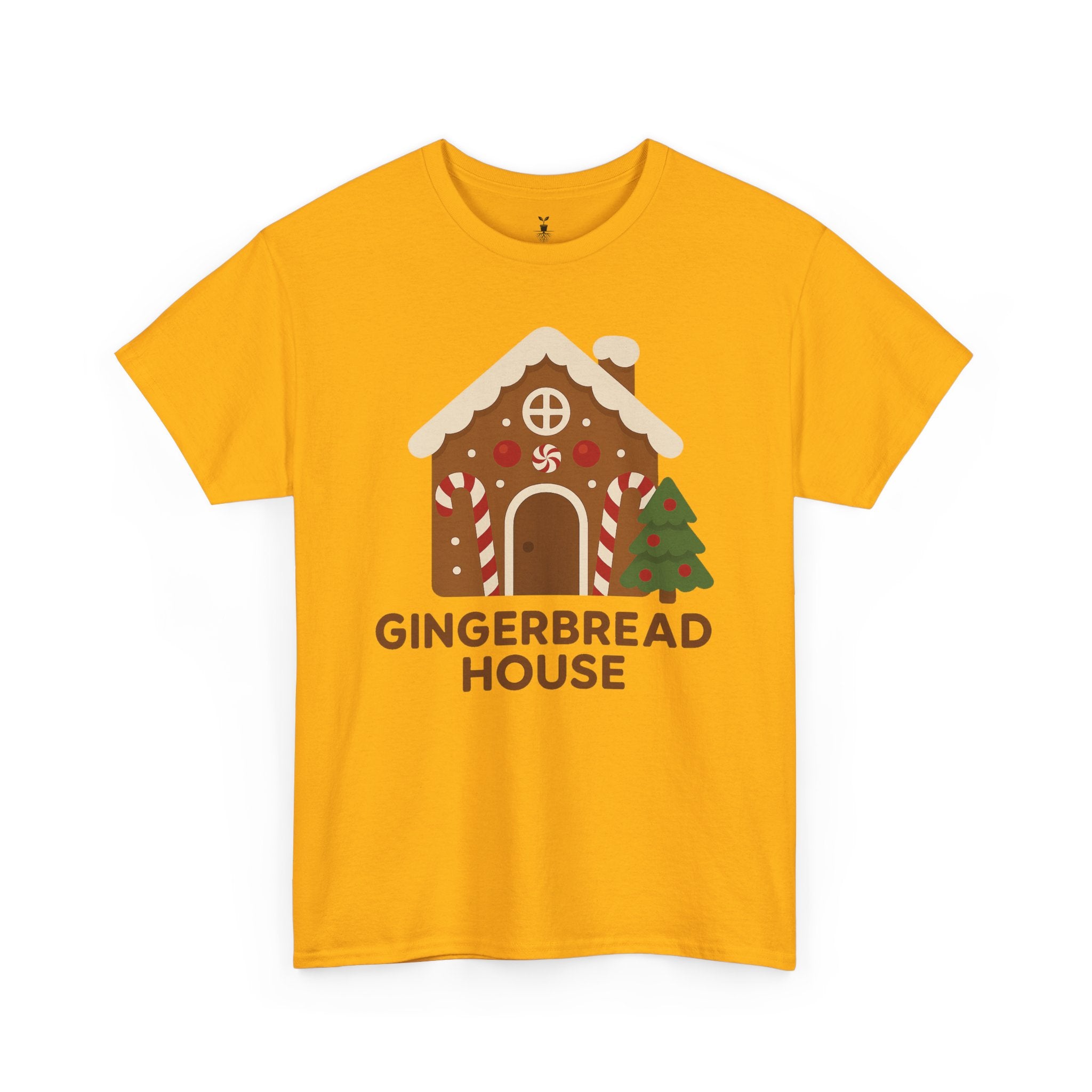 Cute Gingerbread House with Tree T-Shirt