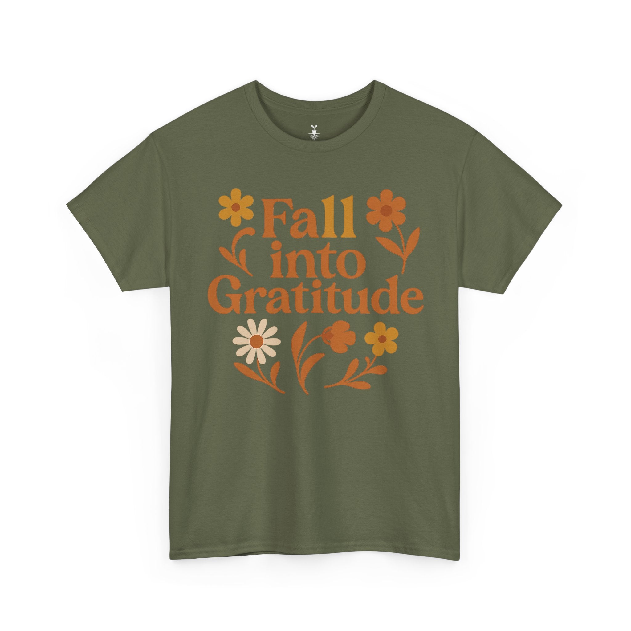 Floral Boho Fall Into Gratitude T-Shirt