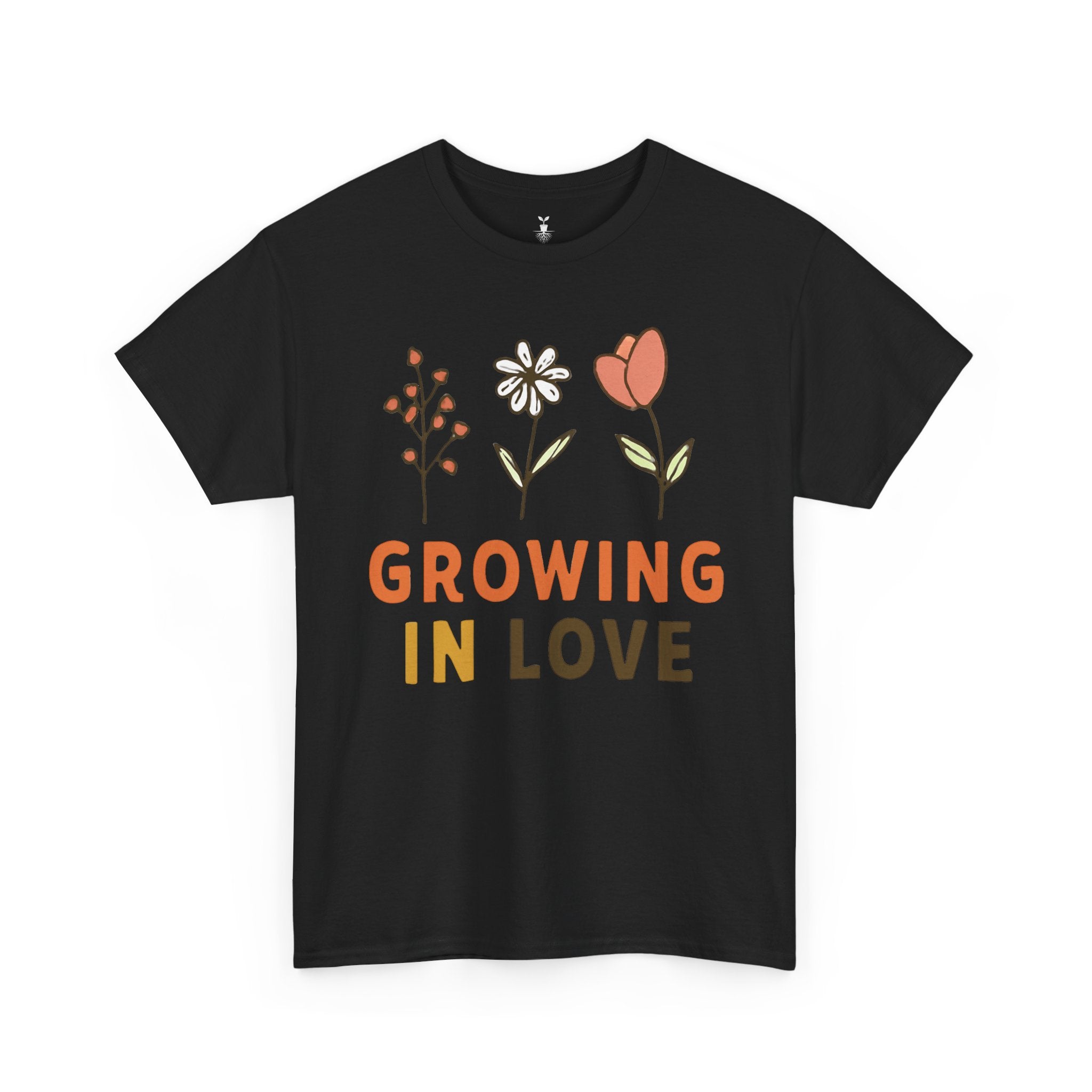 Aesthetic Flower Growing in Love T-Shirt