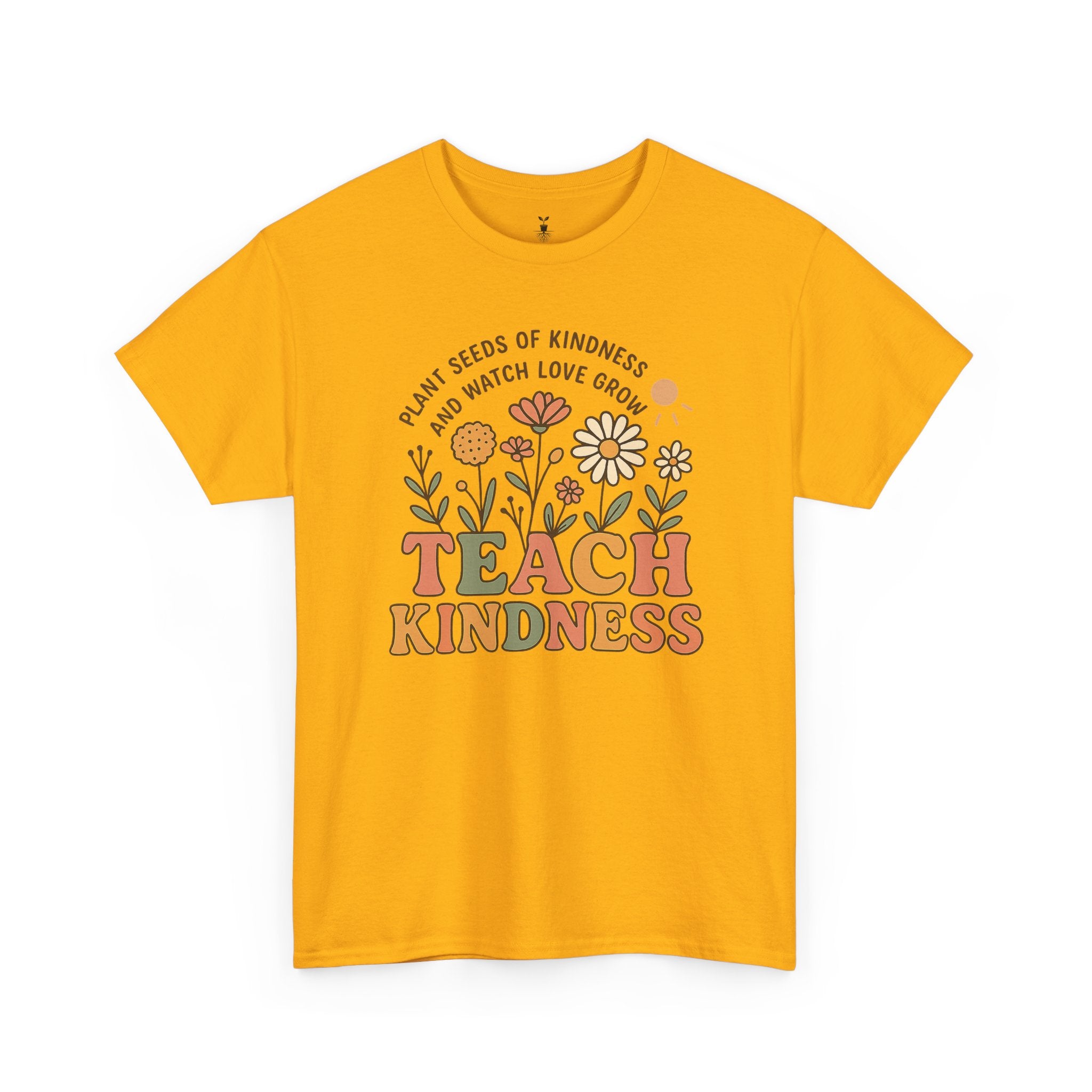 Aesthetic Boho Floral Teach Kindness T-Shirt