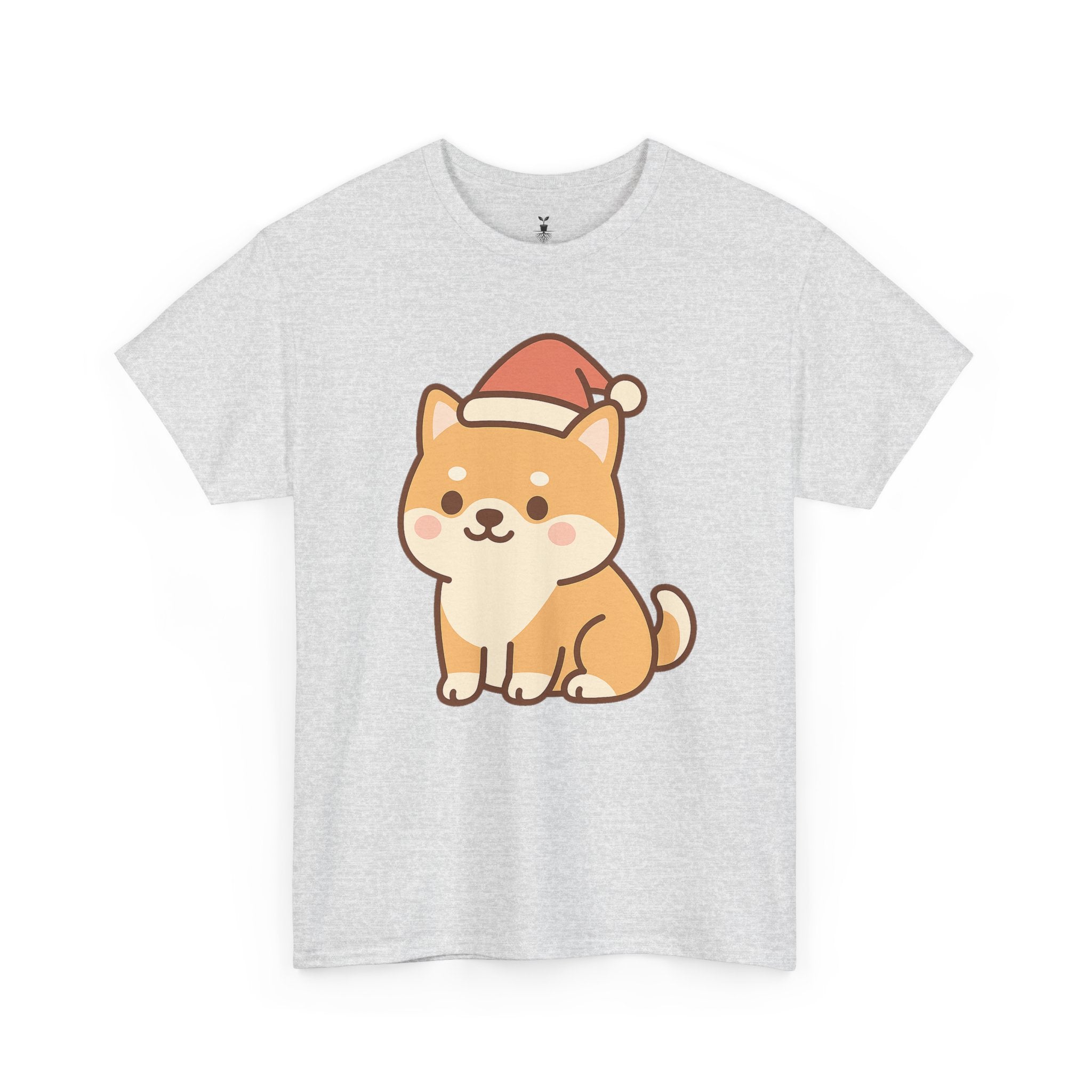 Shiba Inu with Santa Hat T-Shirt