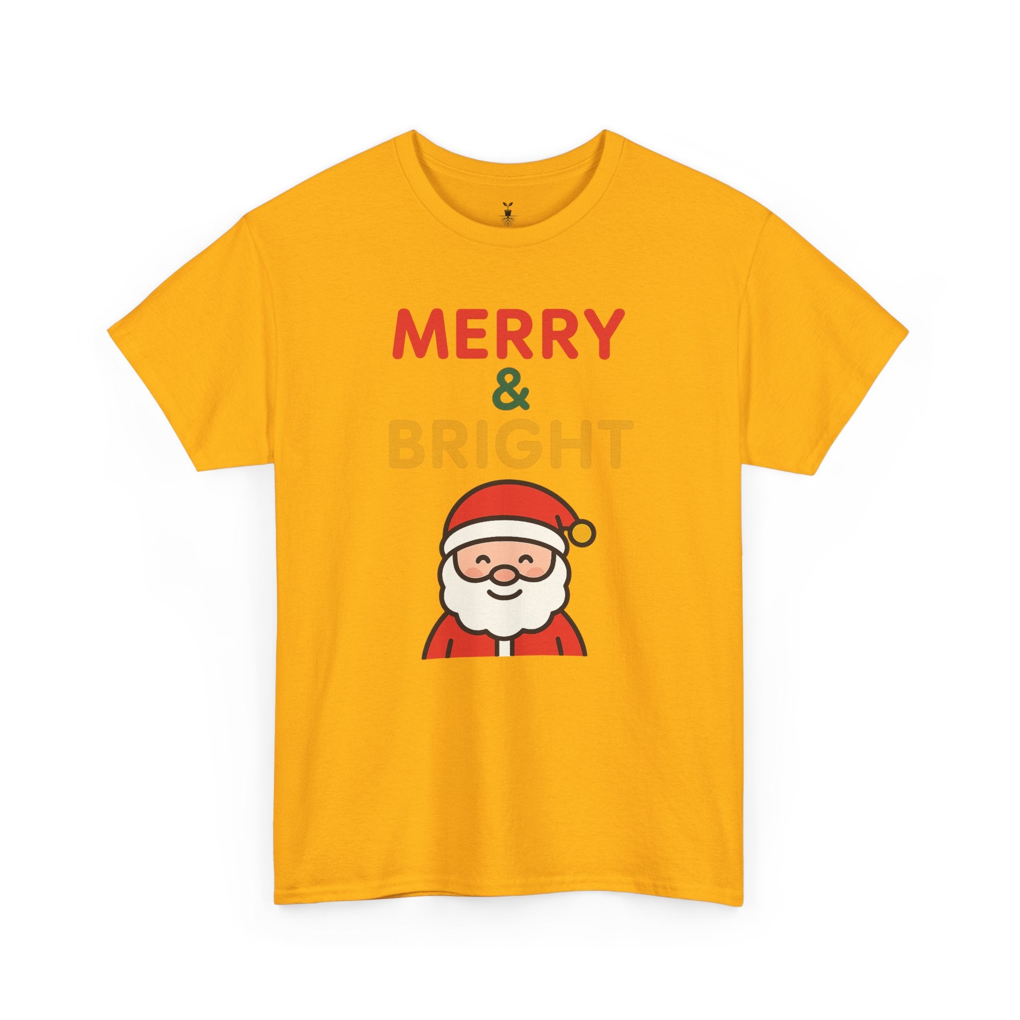 Santa Claus Merry and Bright Christmas T-Shirt