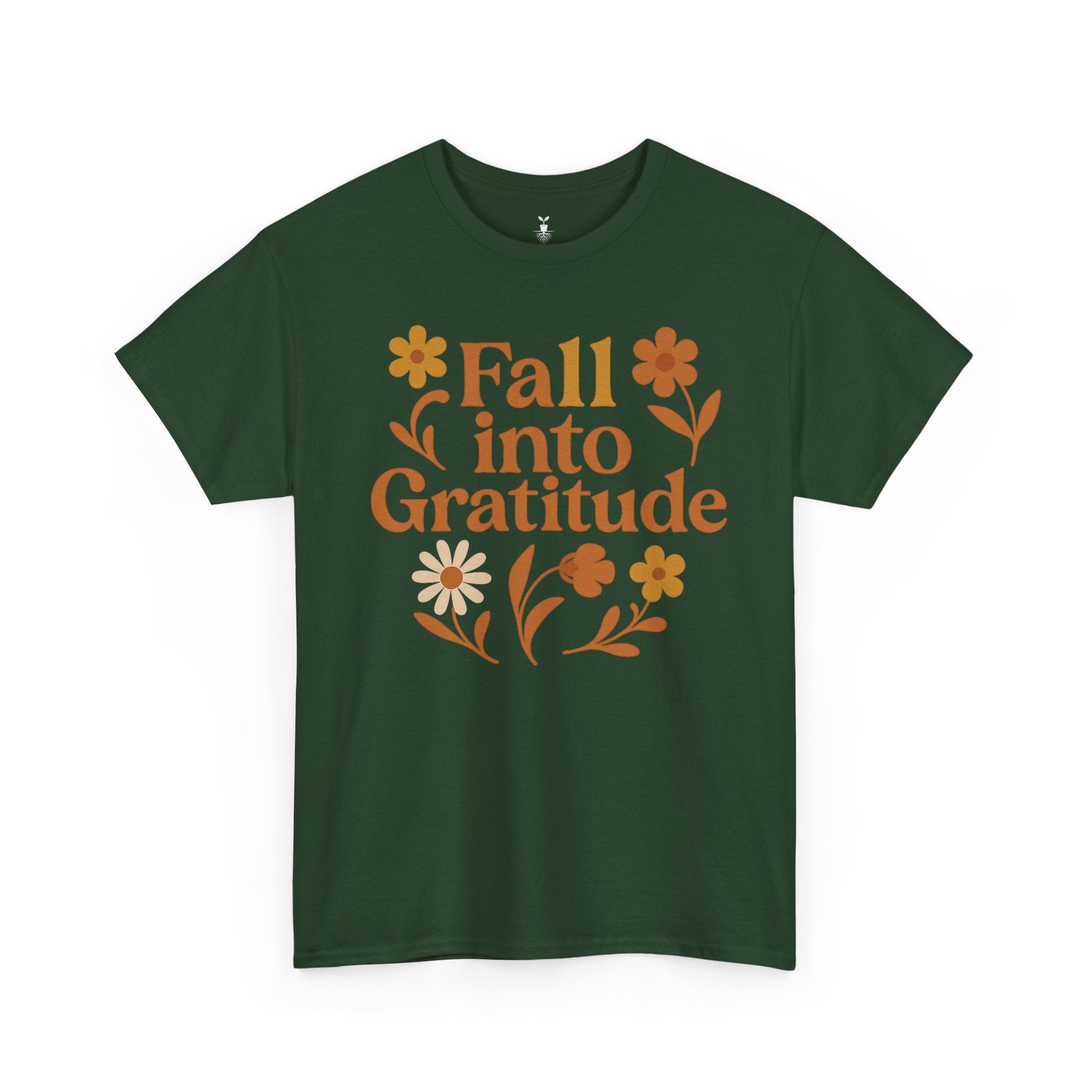 Floral Boho Fall Into Gratitude T-Shirt