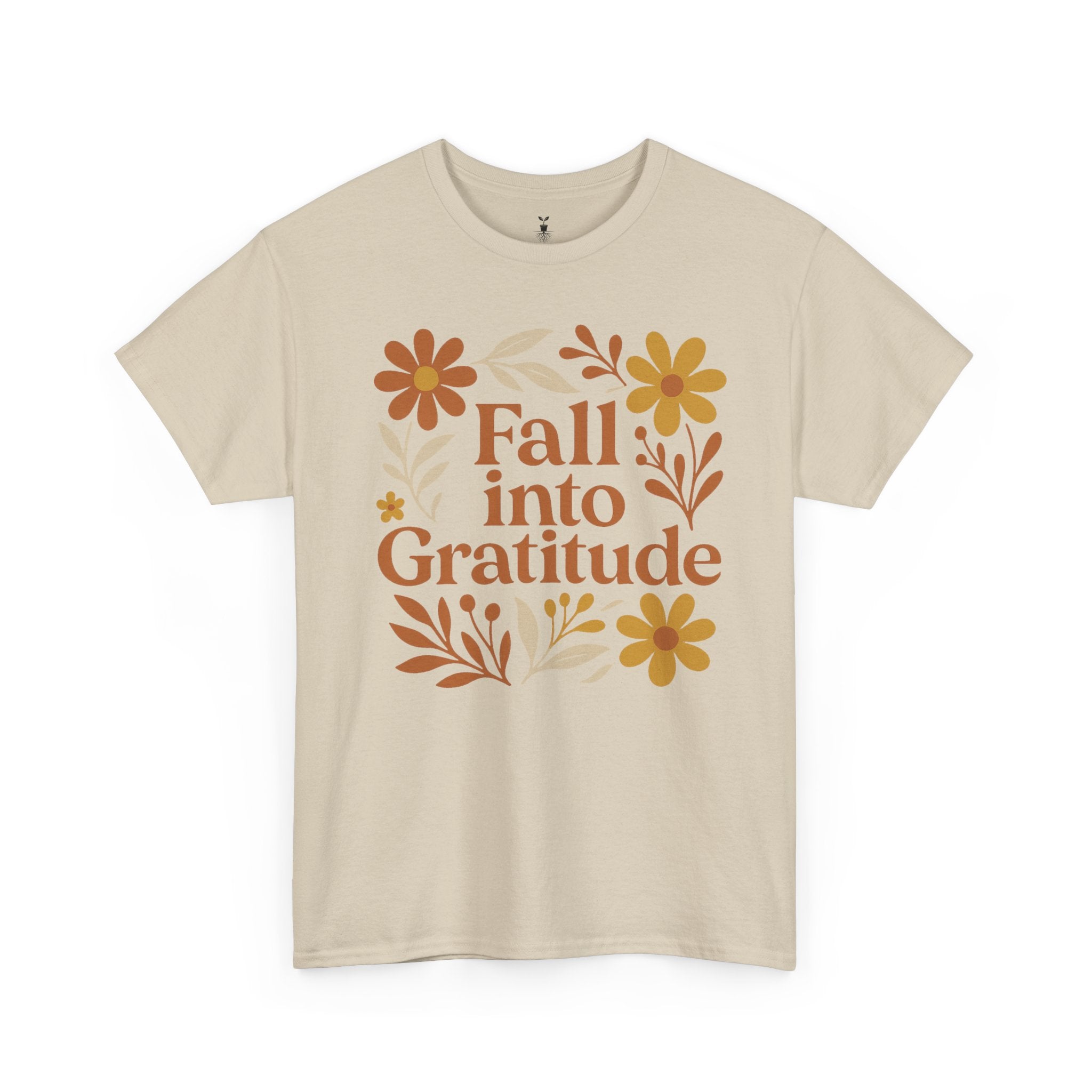 Floral Boho Fall Into Gratitude T-Shirt
