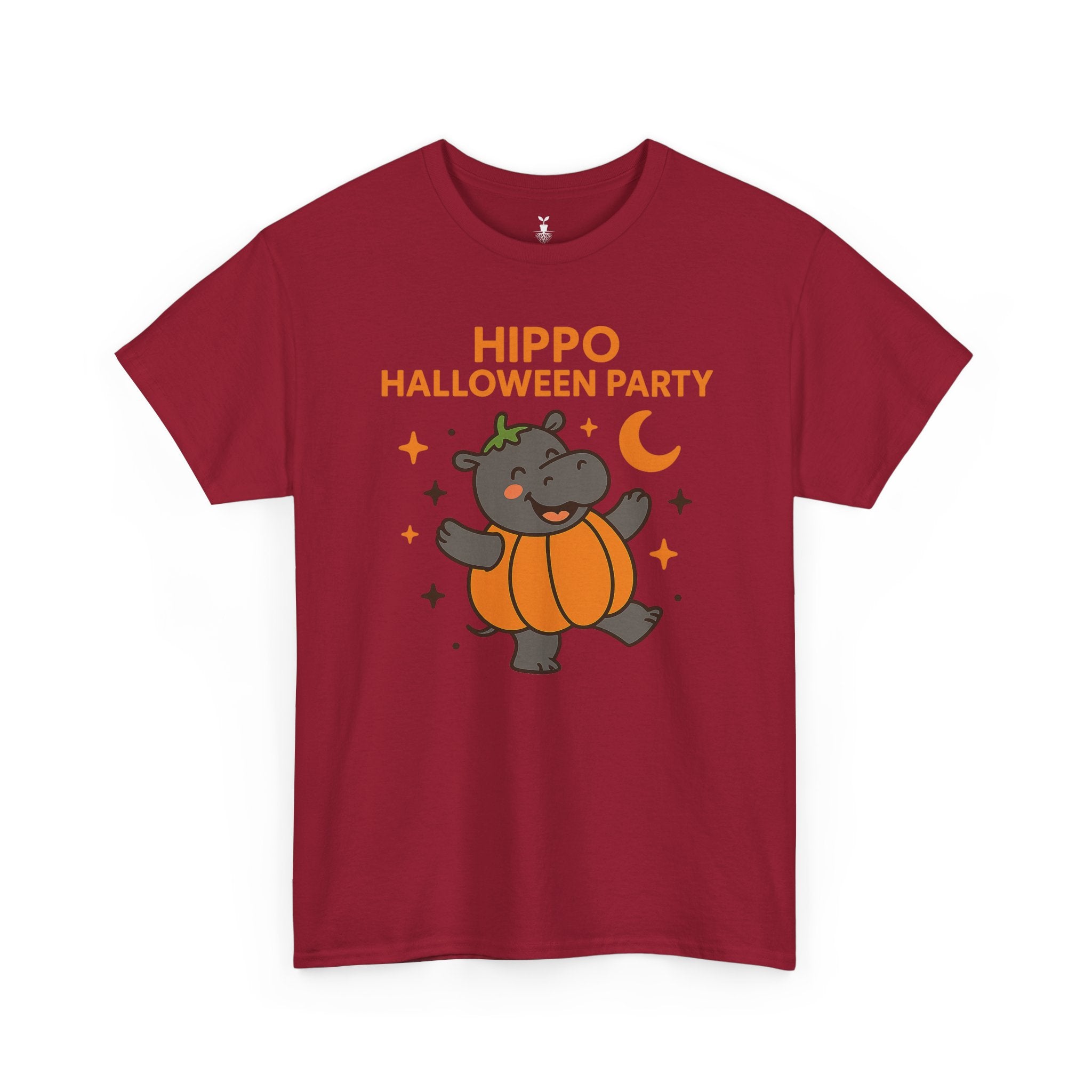 Hippo Pumpkin Halloween Party T-Shirt