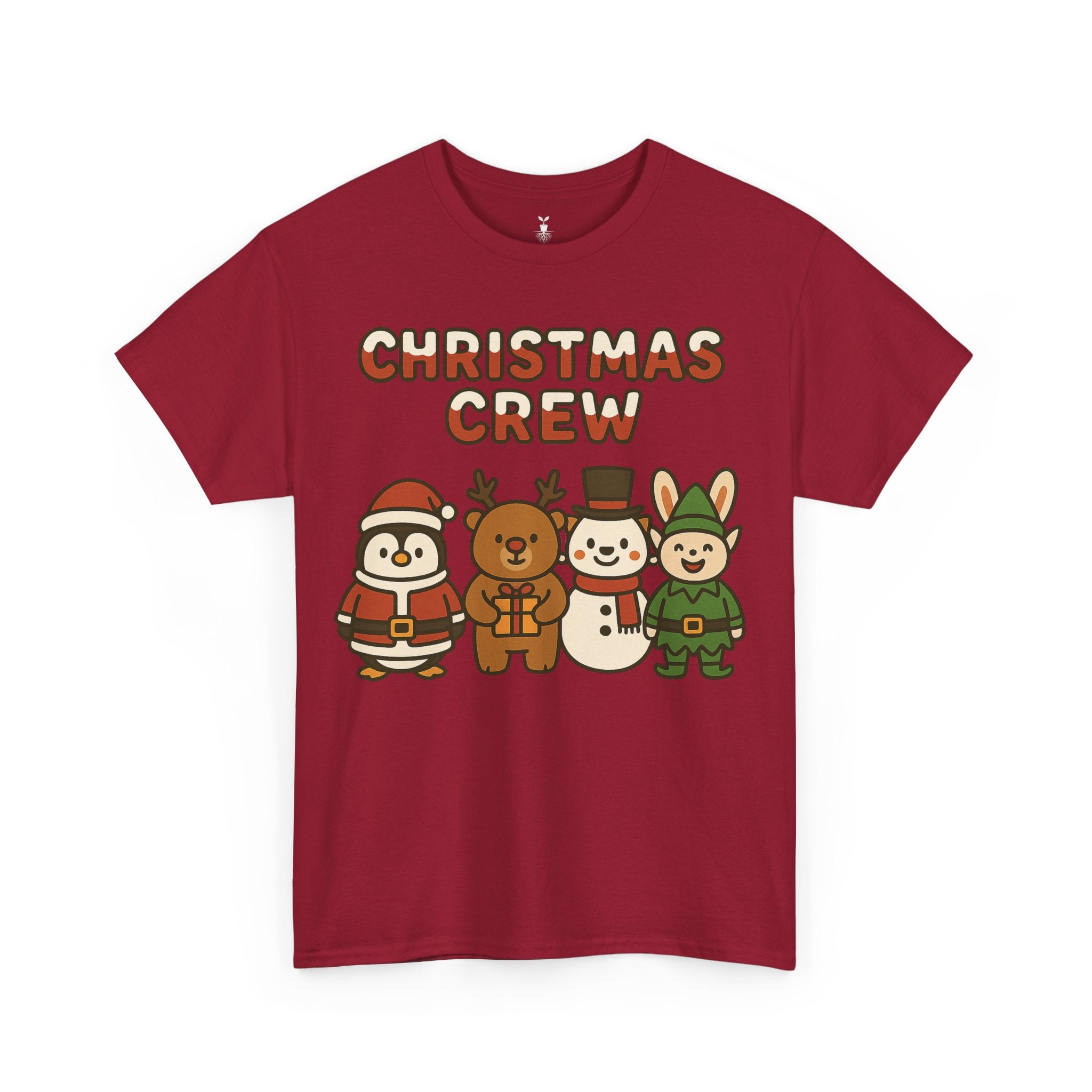 Christmas Crew Penguin Reindeer Snowman Bunny T-Shirt