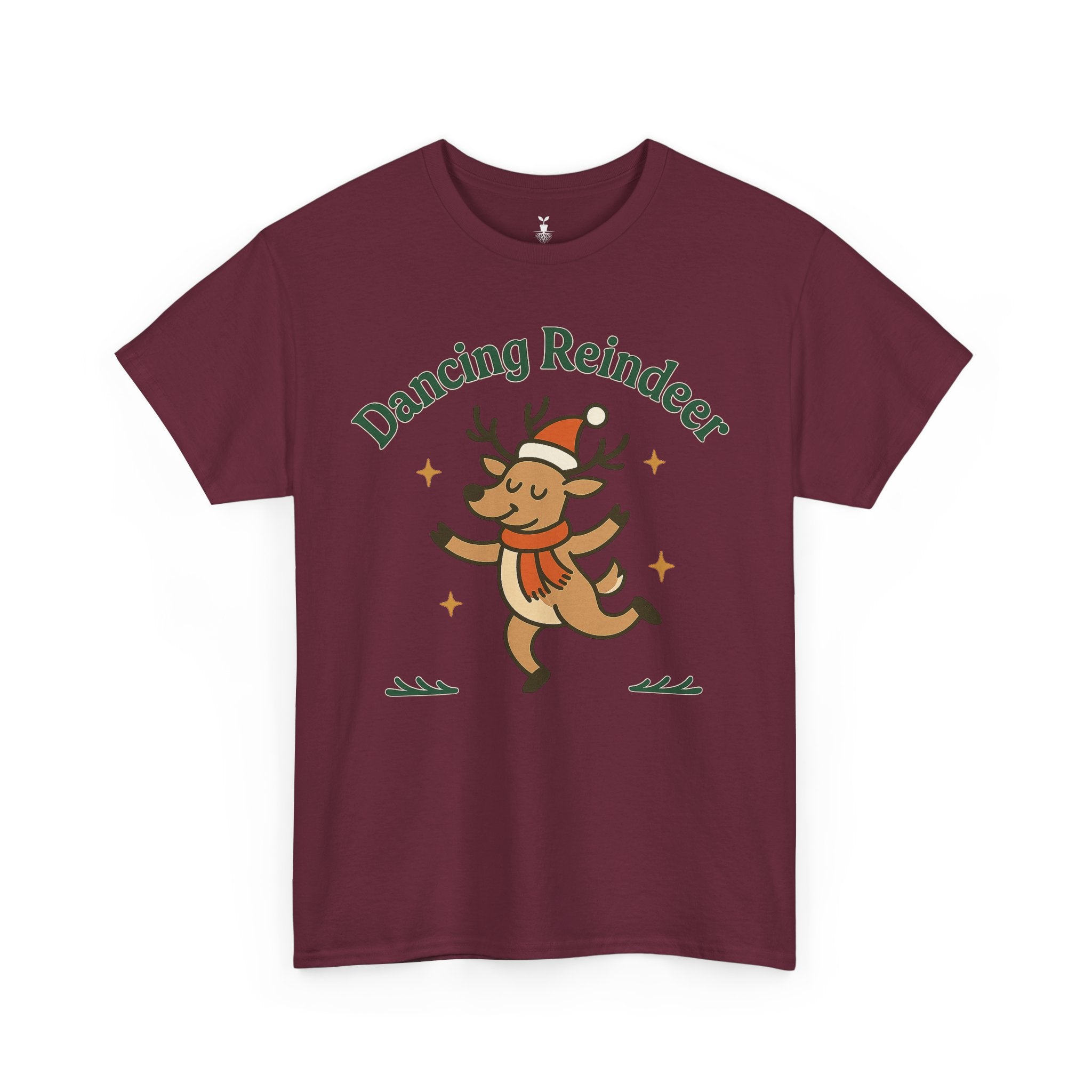 Festive Christmas Dancing Reindeer T-Shirt