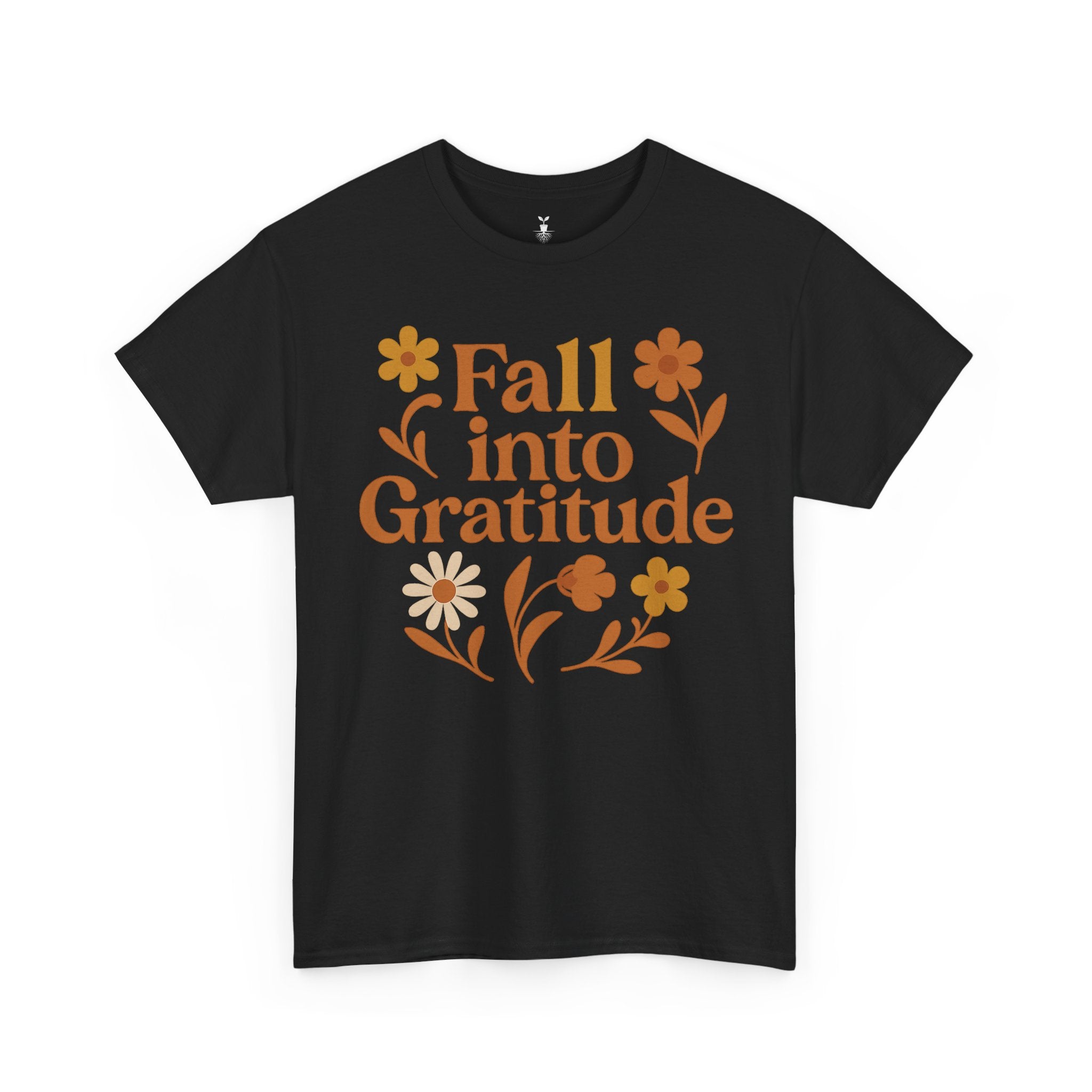 Floral Boho Fall Into Gratitude T-Shirt
