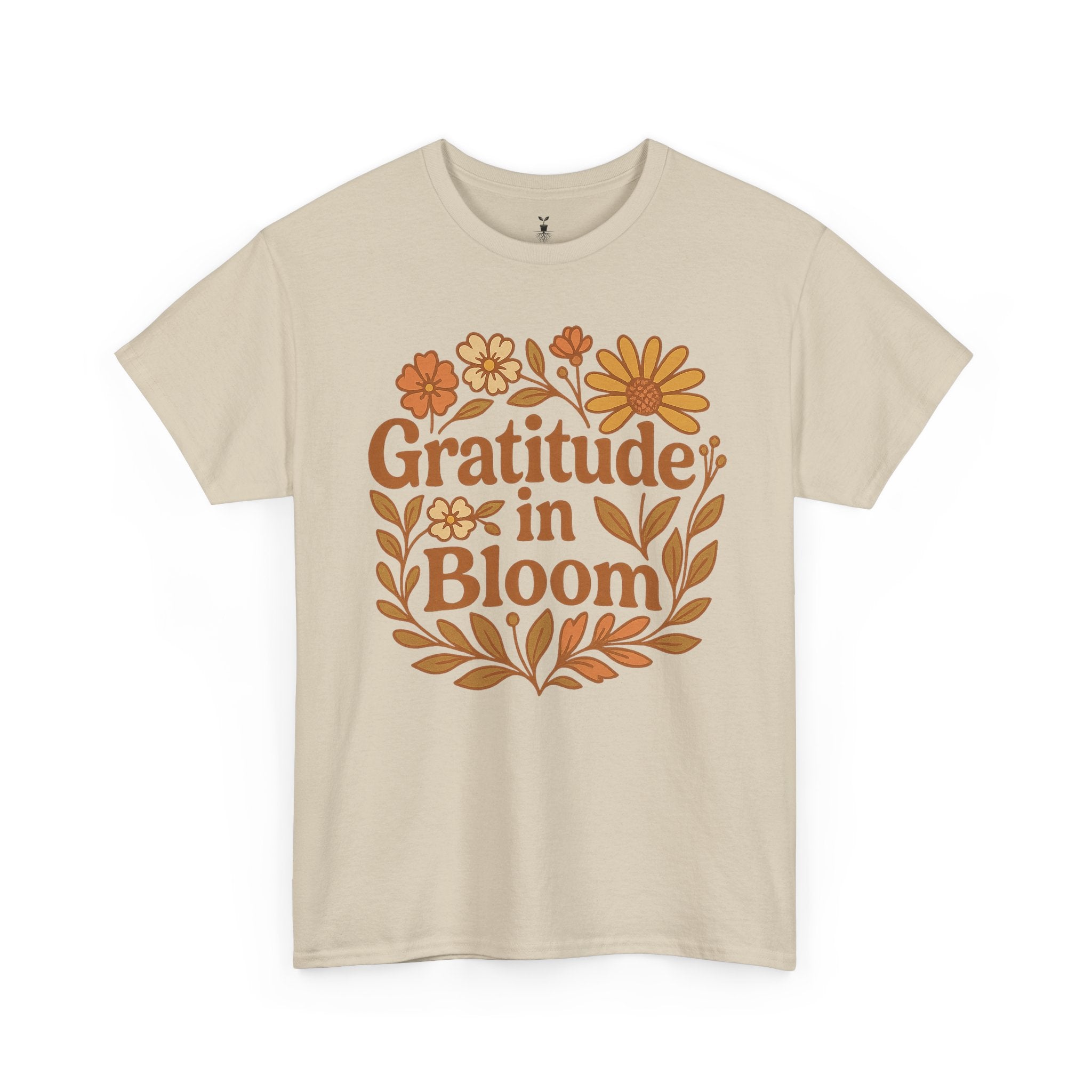Floral Boho Gratitude in Bloom T-Shirt