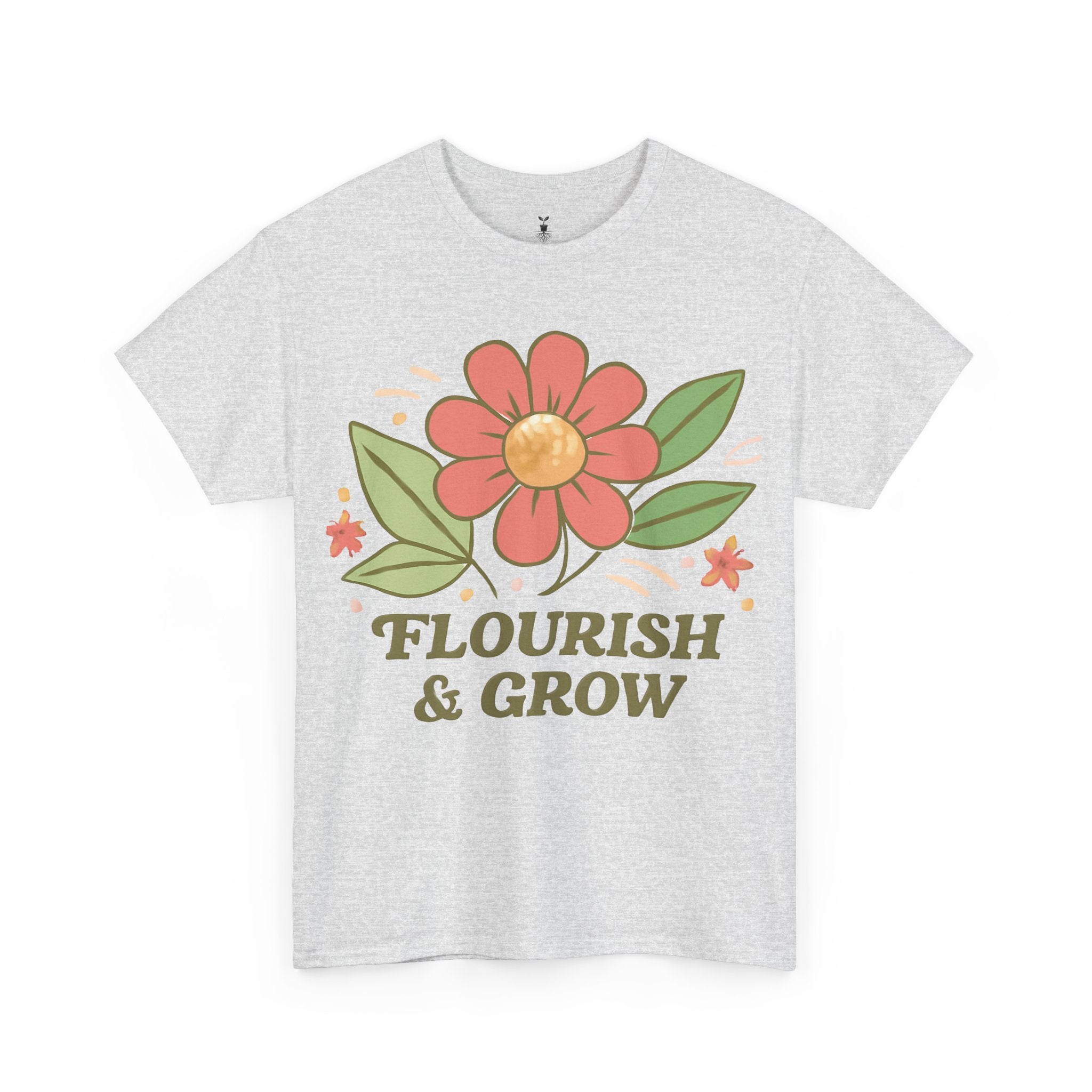 Artistic Boho Aesthetic Flourish and Grow T-Shirt