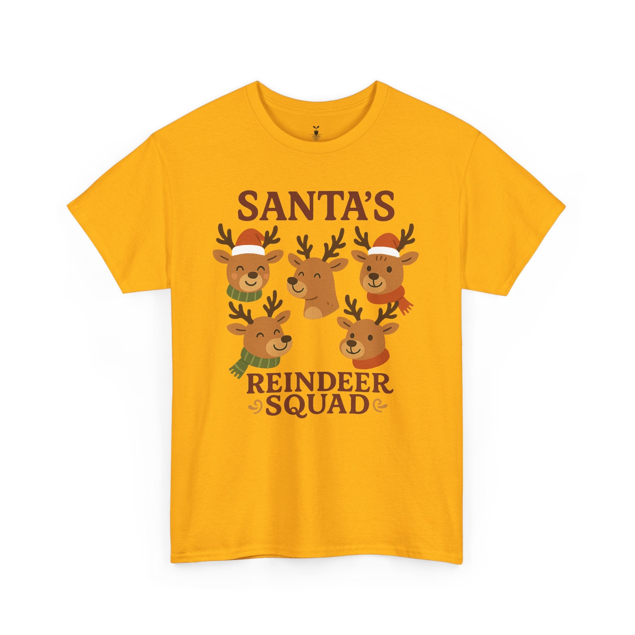 Cute Santa’s Reindeer Squad Christmas T-Shirt