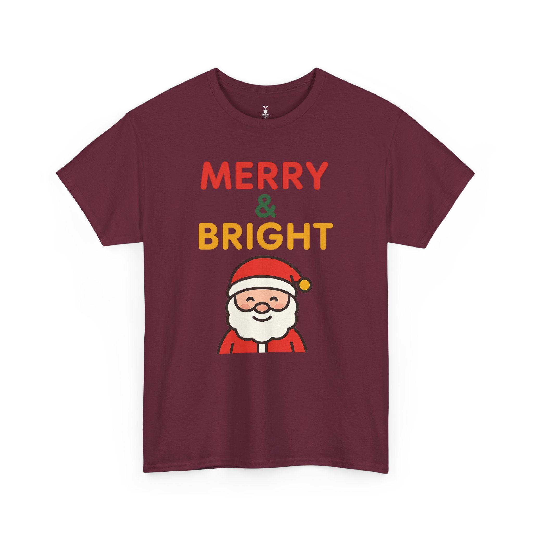Santa Claus Merry and Bright Christmas T-Shirt