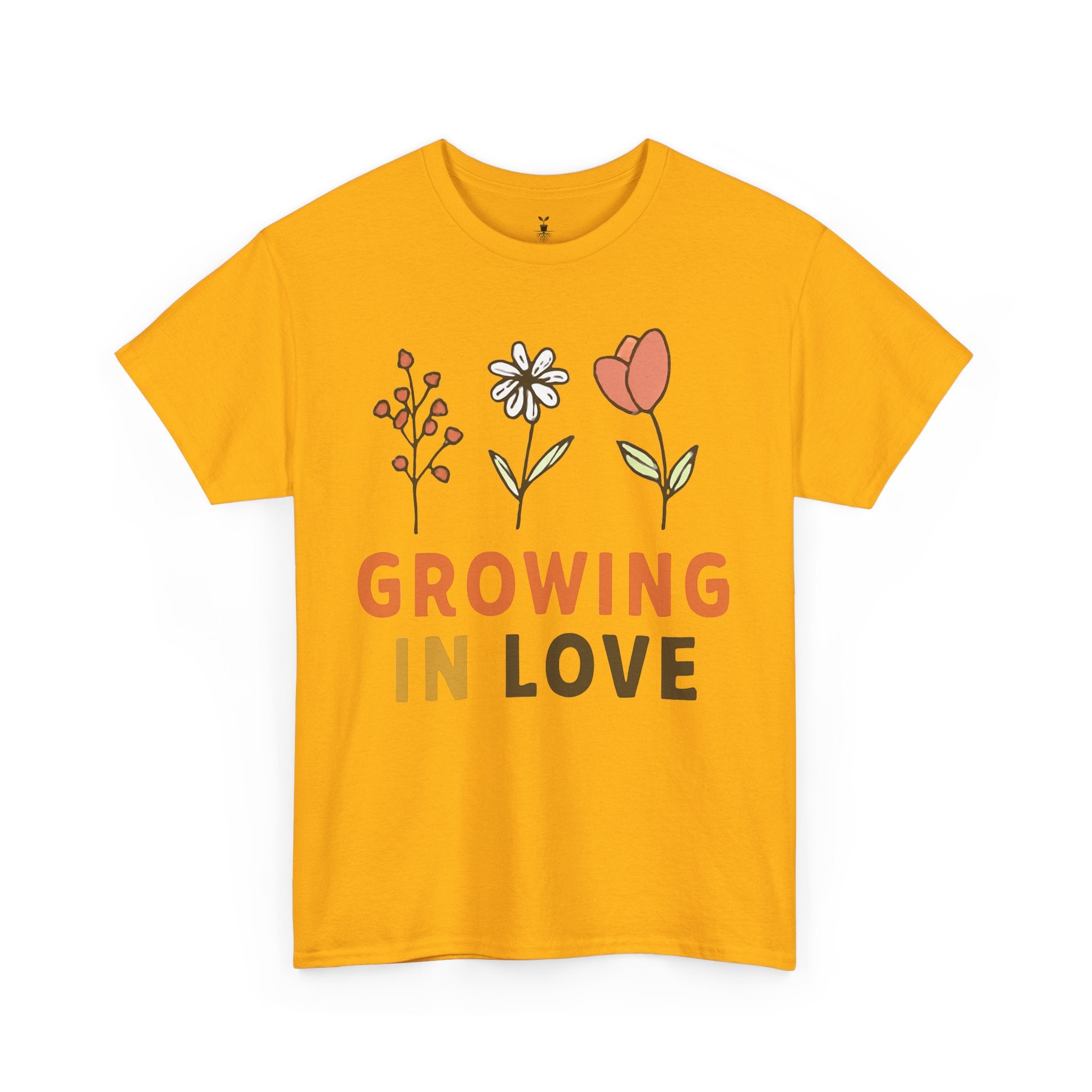Aesthetic Flower Growing in Love T-Shirt