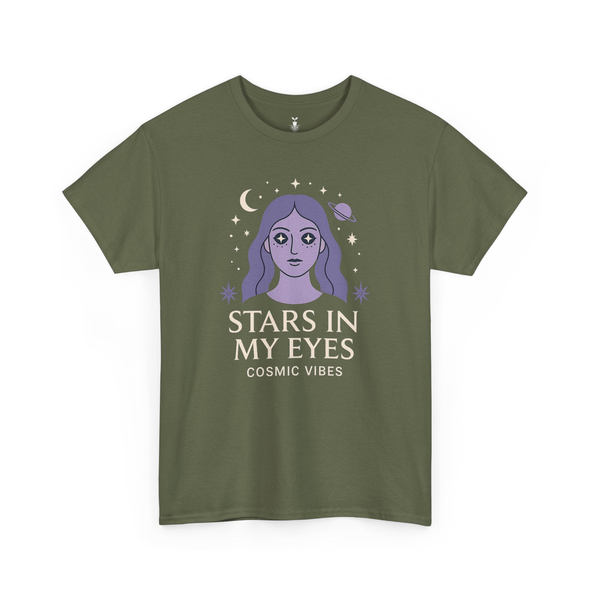 Mystical Stars In My Eyes Cosmic Vibes T-Shirt