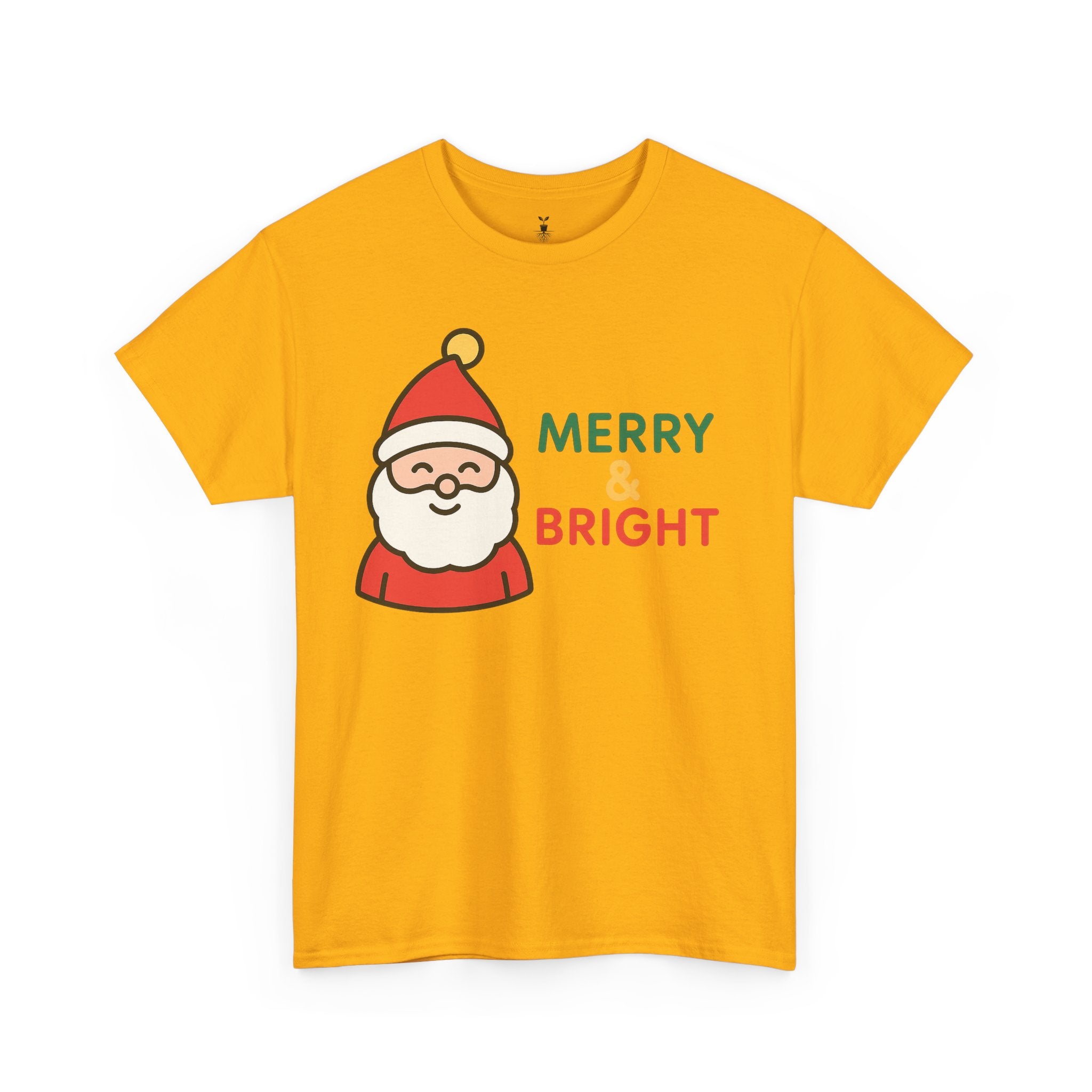 Santa Claus Merry and Bright Christmas T-Shirt