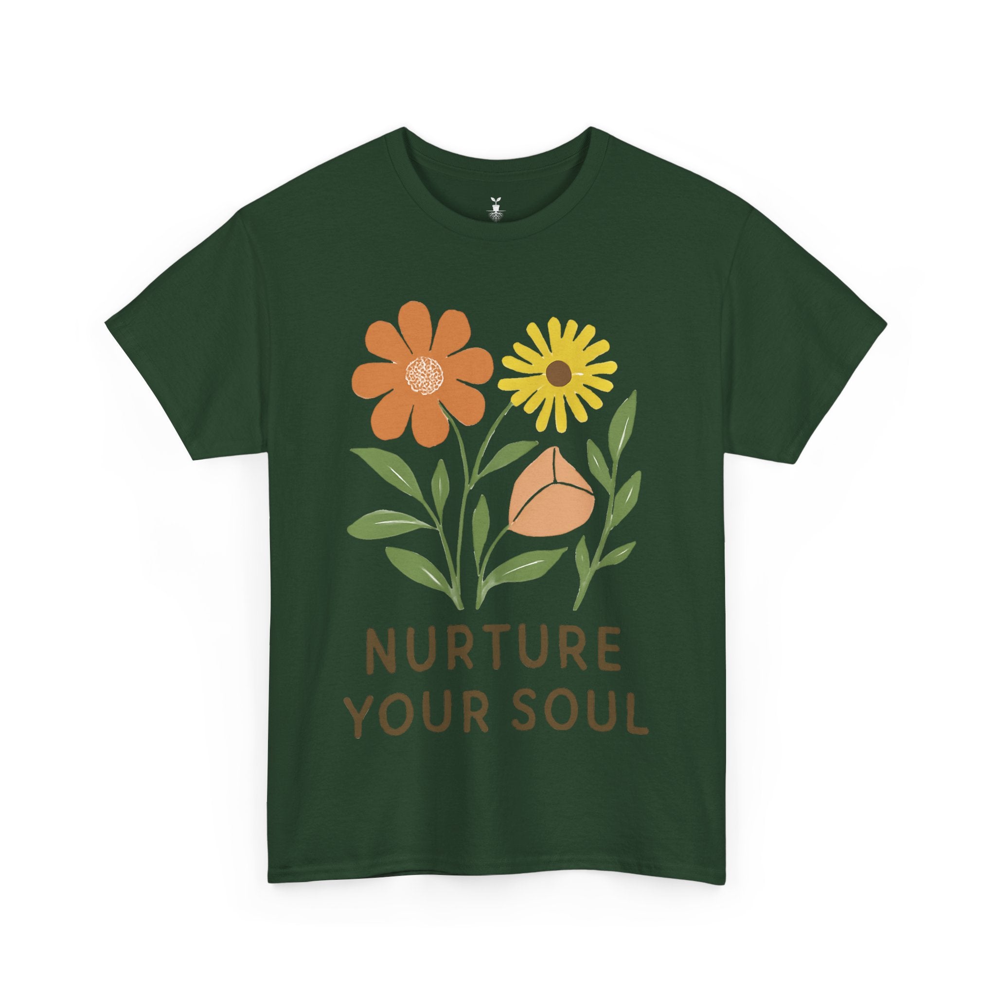 Boho Floral Nurture Your Soul T-Shirt