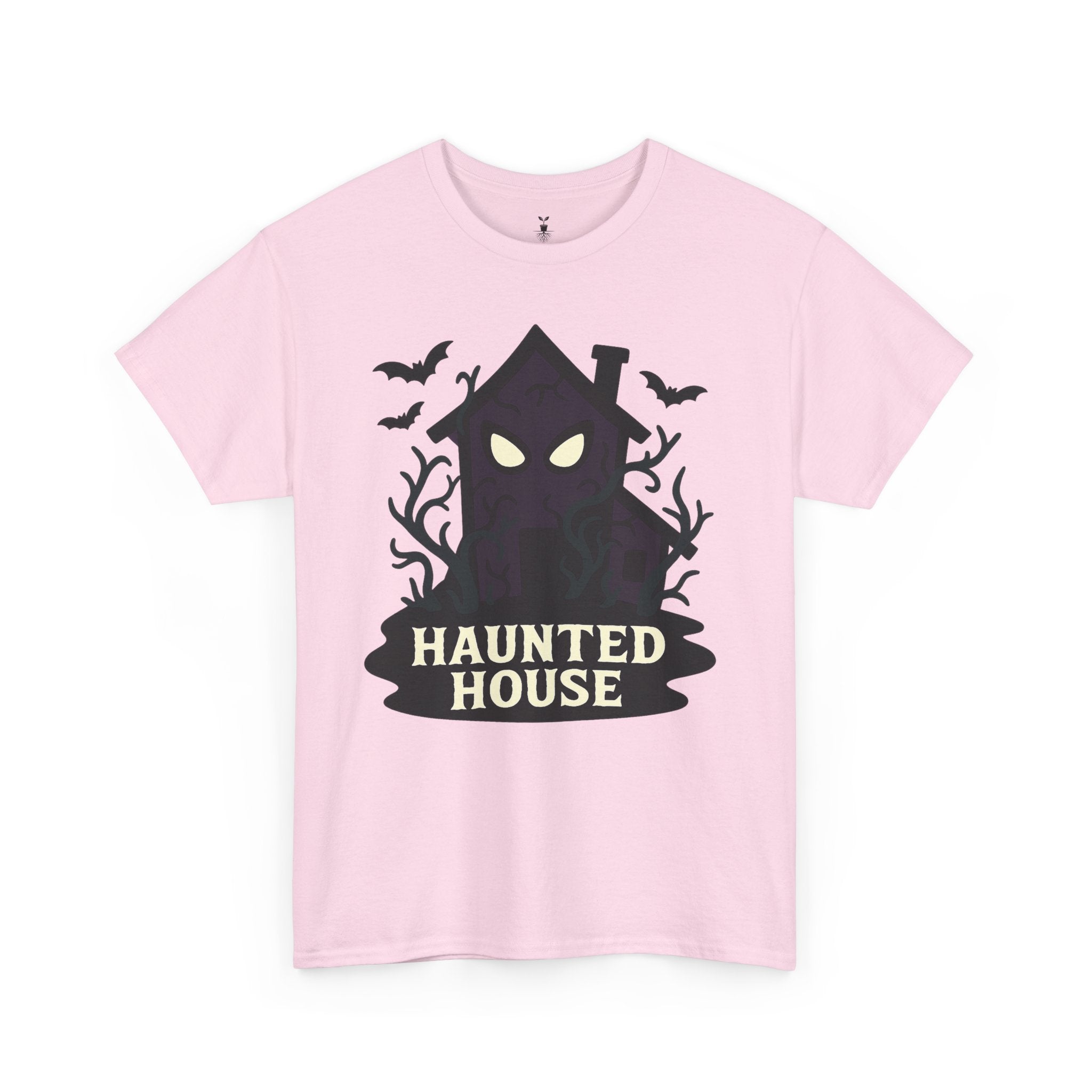Haunted House Creepy Eyes and Bats Halloween Shirt