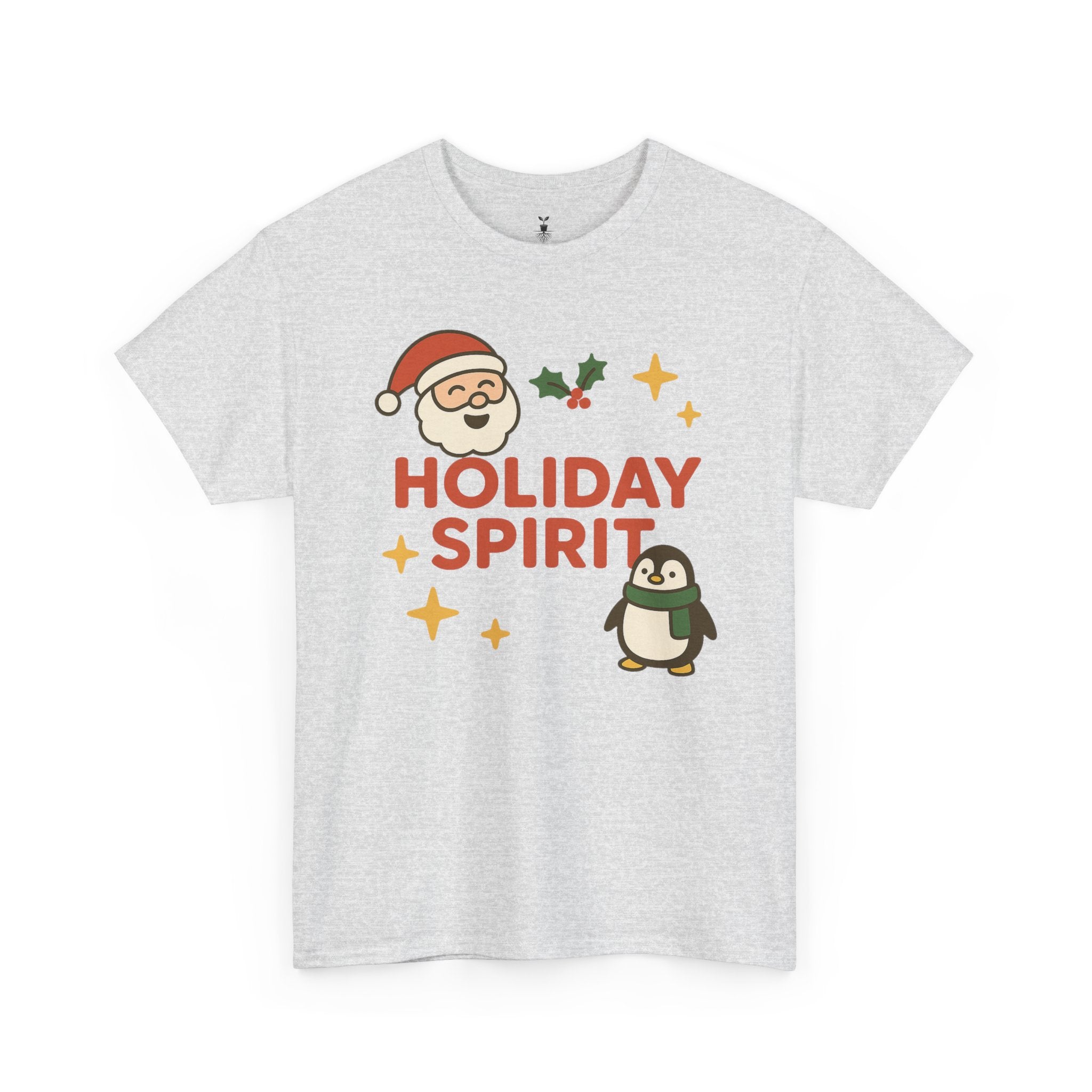 Santa Claus & Penguin Holiday Spirit T-Shirt