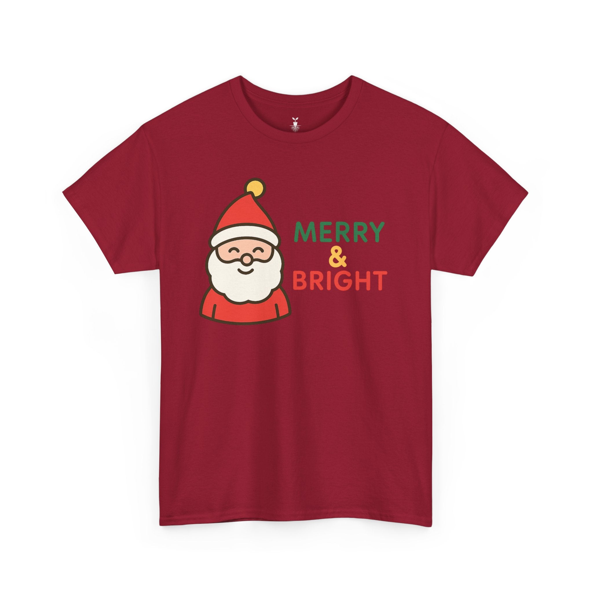 Santa Claus Merry and Bright Christmas T-Shirt