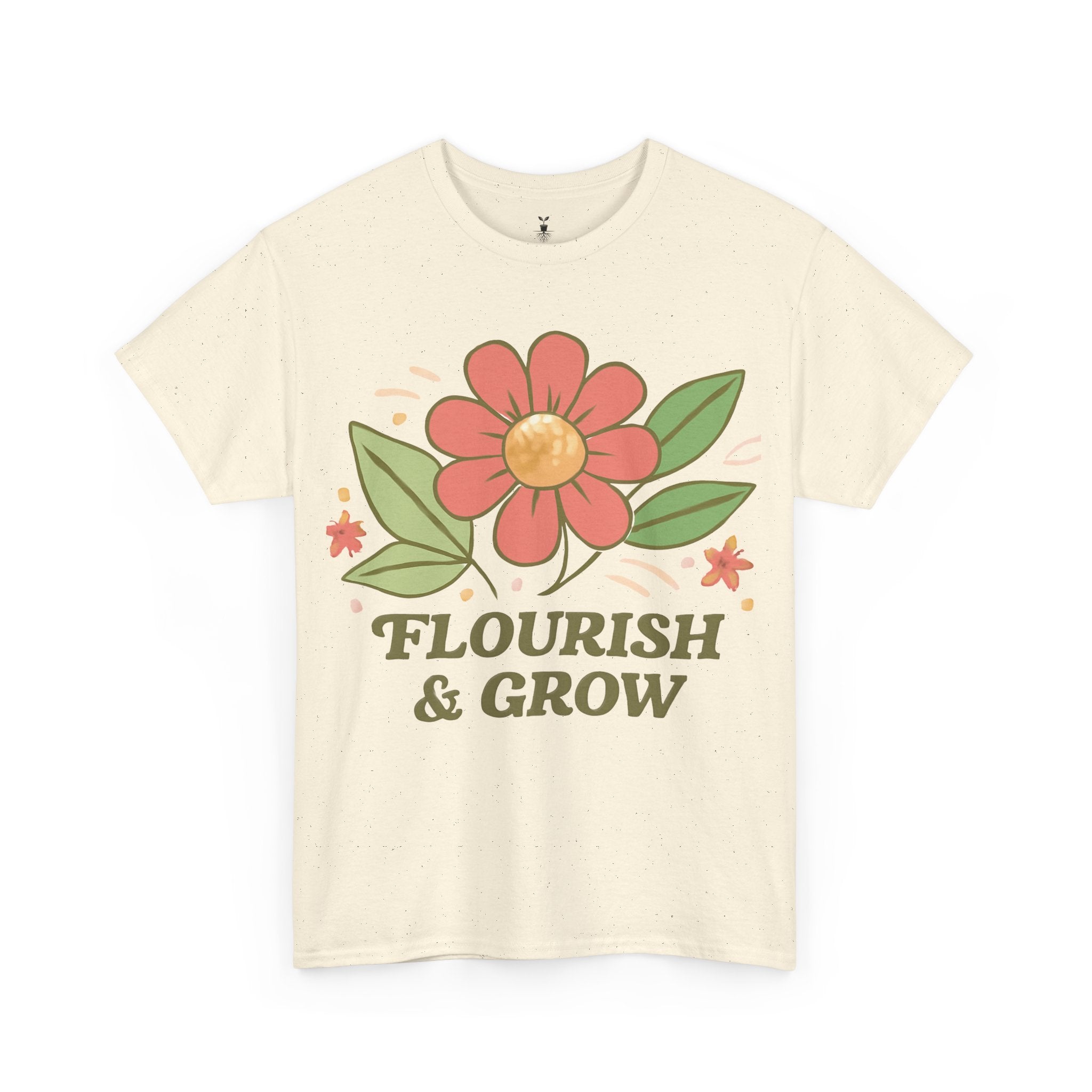 Artistic Boho Aesthetic Flourish and Grow T-Shirt