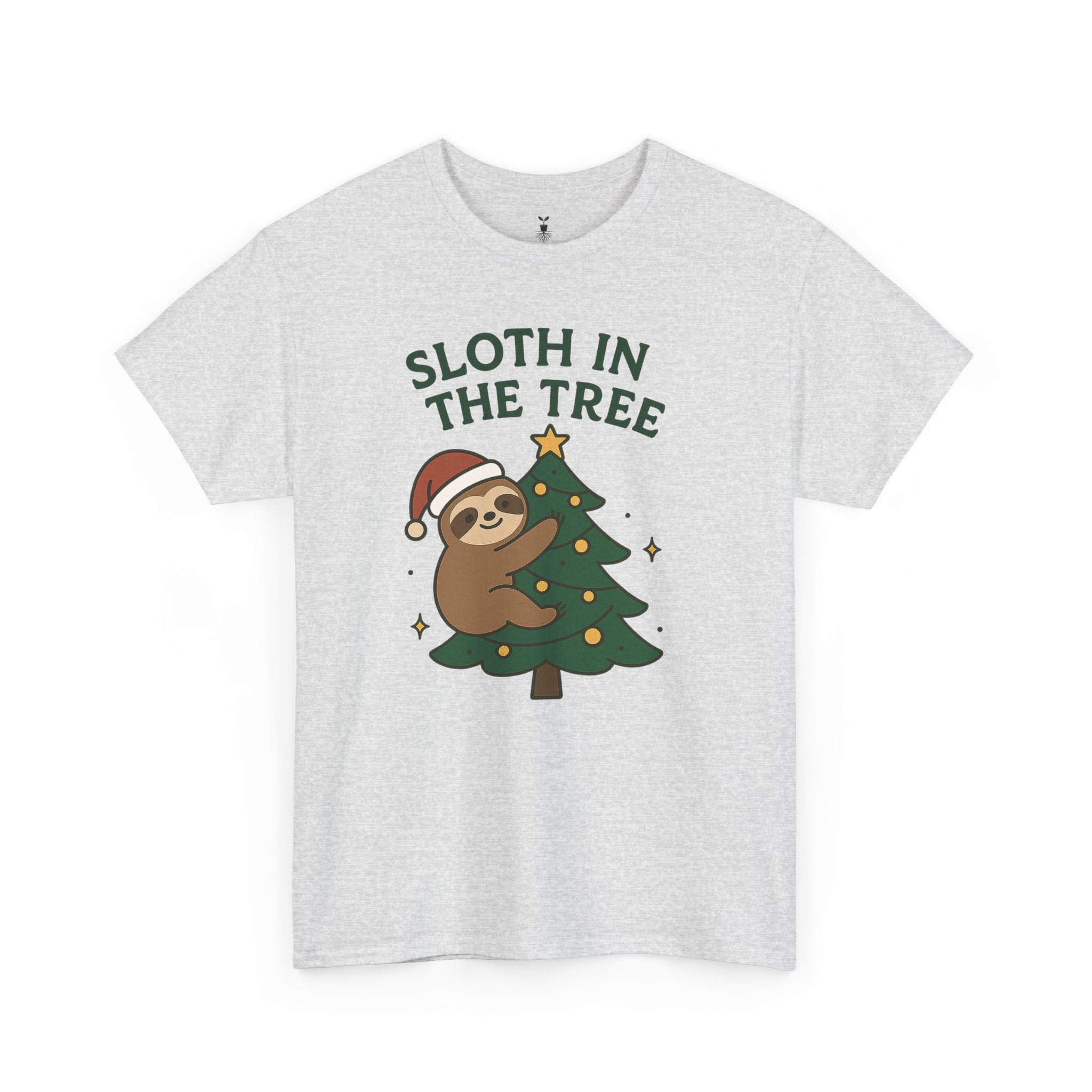 Christmas  Sloth in the Tree T-Shirt