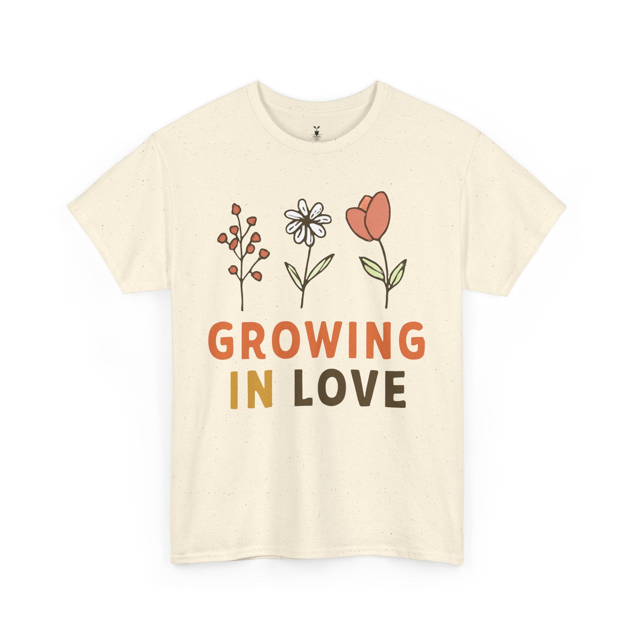 Aesthetic Flower Growing in Love T-Shirt