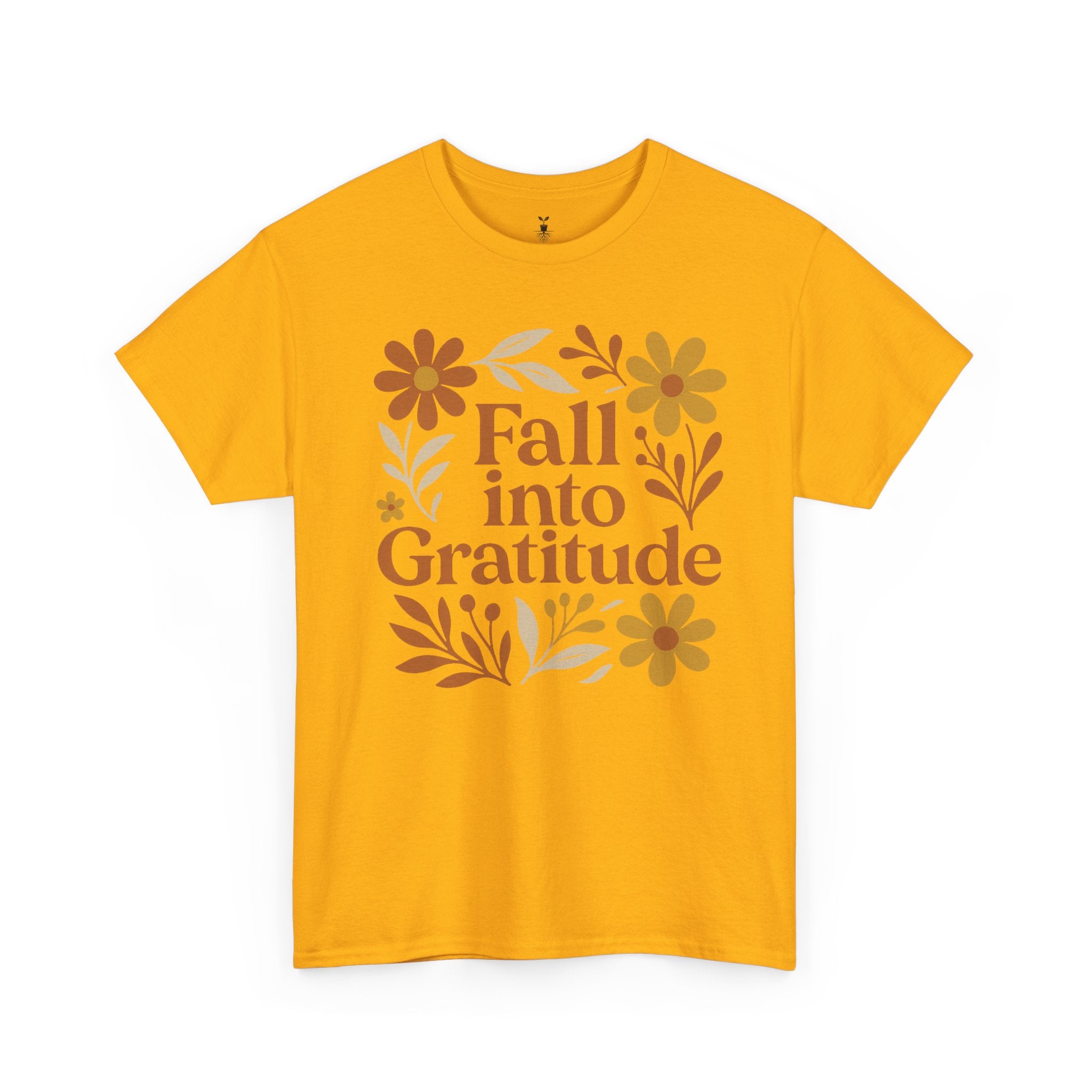 Floral Boho Fall Into Gratitude T-Shirt